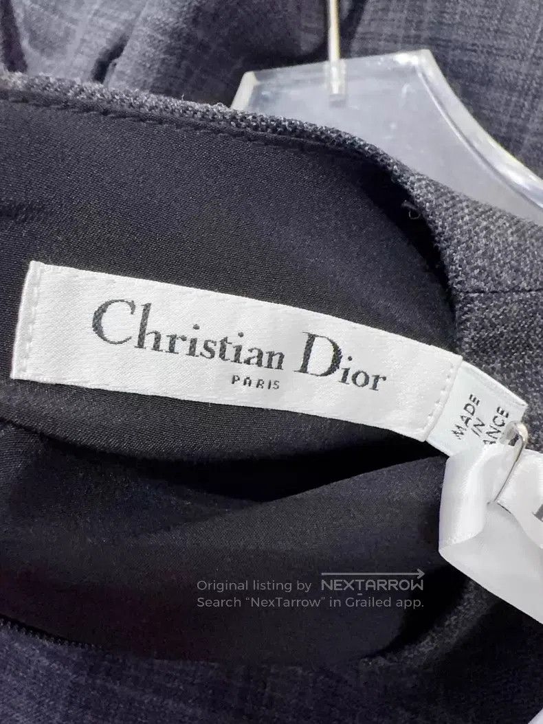 Dior Dior Black plaid long skirt Size XS / US 0-2 / IT 36-38 - 3 Thumbnail