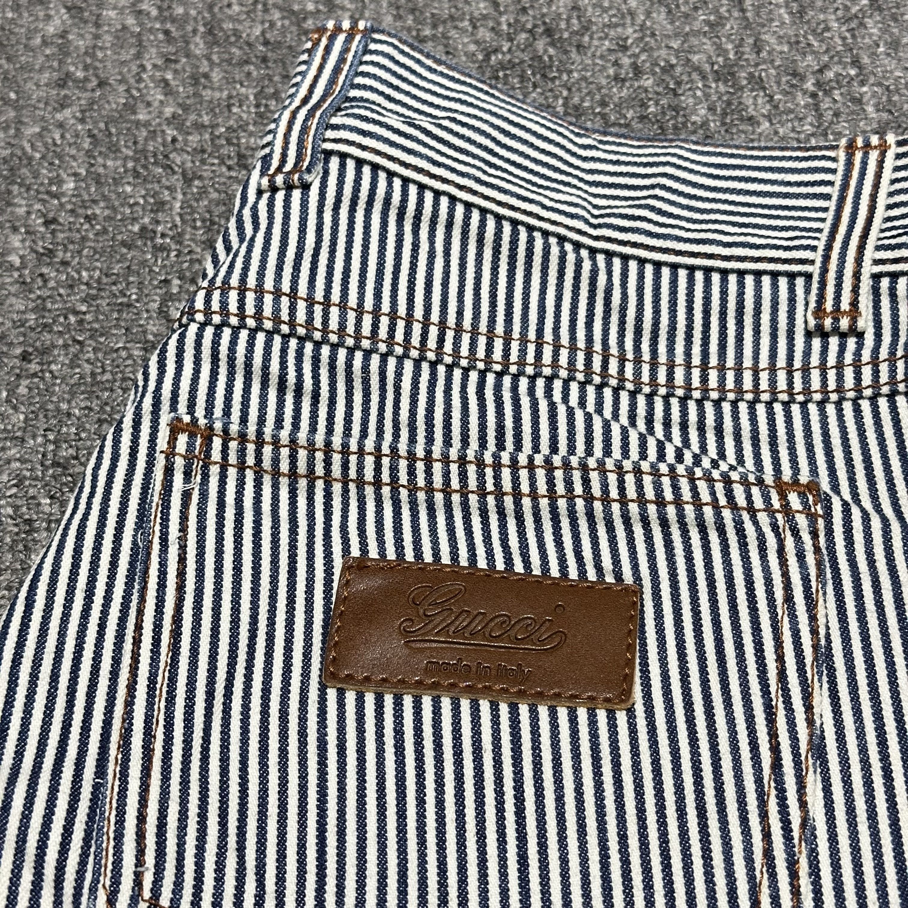 Gucci Gucci Striped Shorts Pants Size 30" / US 8 / IT 44 - 1 Thumbnail