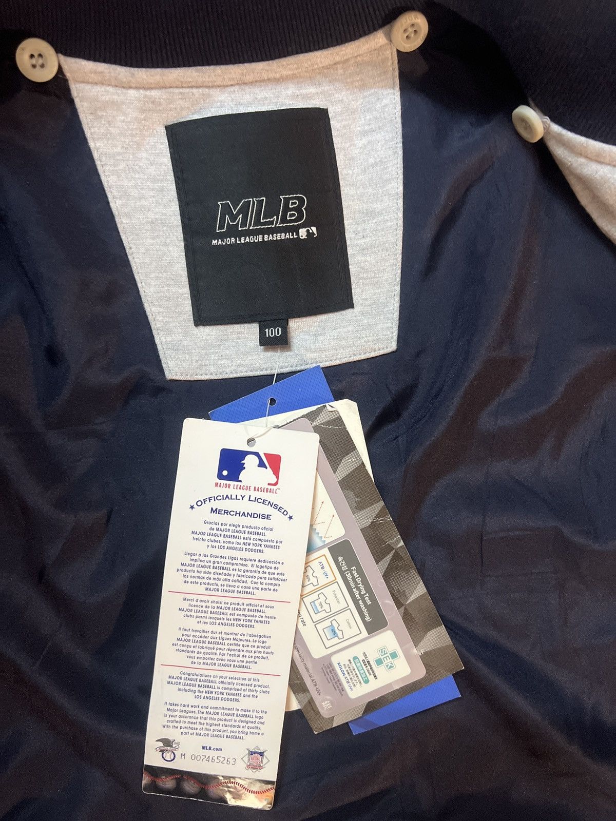 MLB × New York Yankees MLB NEW YORK YANKEES MEN'S VARSITY JACKET Size US L / EU 52-54 / 3 - 5 Thumbnail