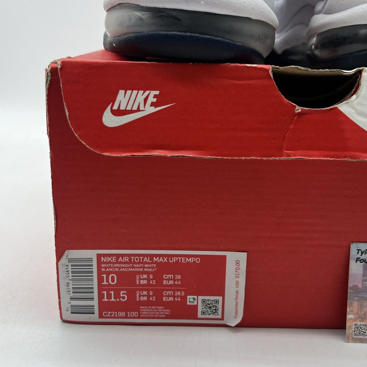 Nike Air total max uptempo midnight navy Size US 10 / EU 43 - 6 Thumbnail