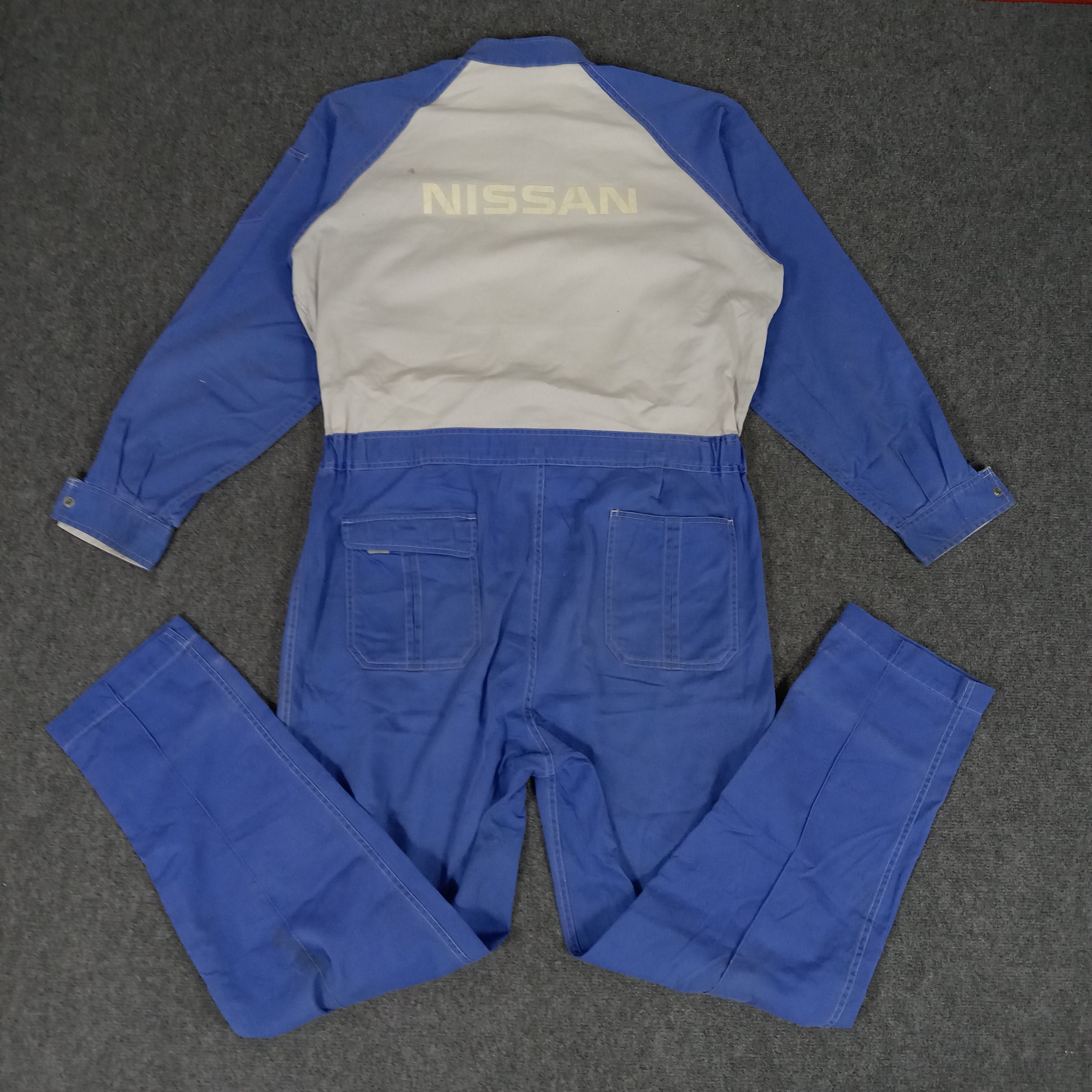 Japanese Brand × Vintage Nissan Japanese Racing Team Coverall Jacket Size US XL / EU 56 / 4 - 1 Thumbnail