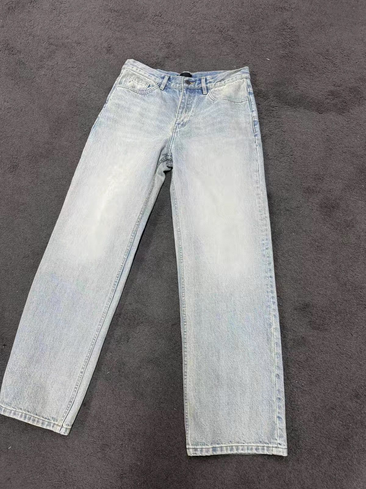 Other Japanese Kaihara Denim Wide Leg Jeans Light Wash 28 Size US 28 / EU 44 - 2 Thumbnail