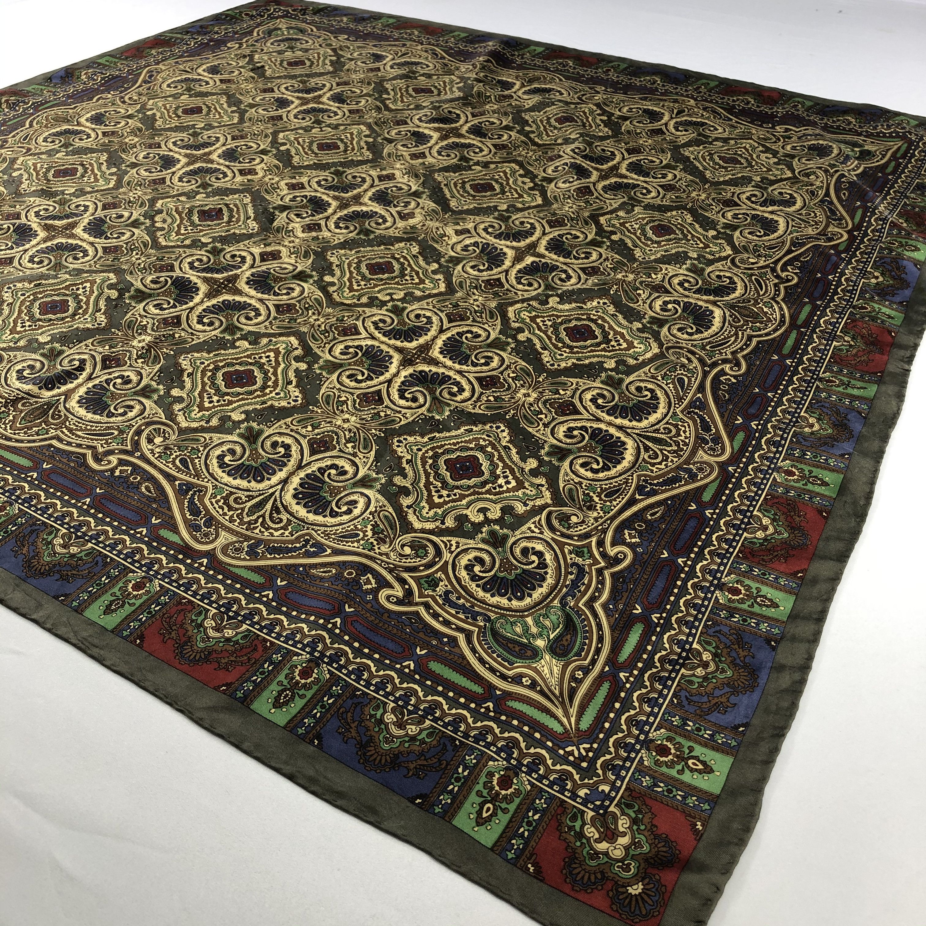 Vintage Vintage Silk Scarf Size ONE SIZE - 3 Thumbnail