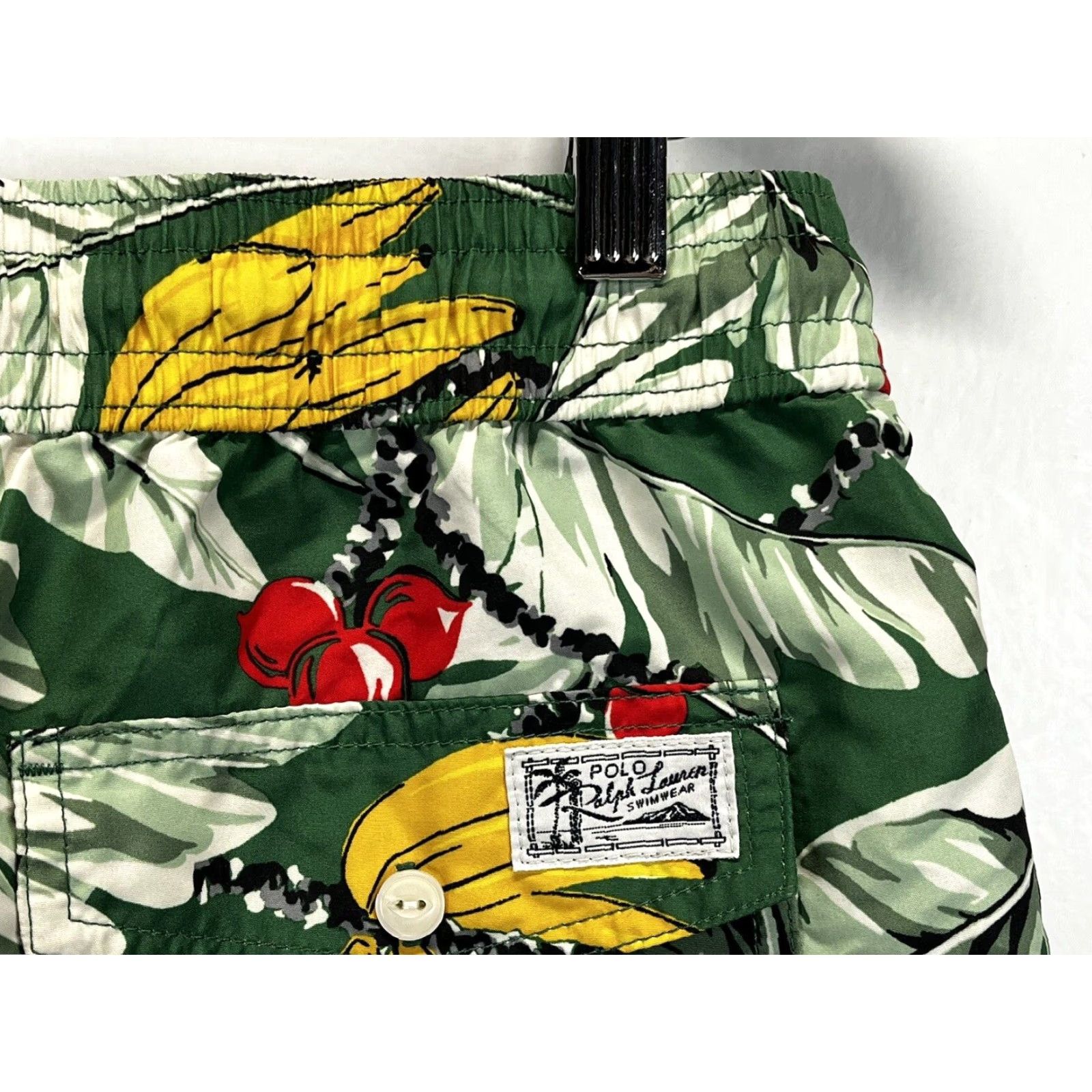 Polo Ralph Lauren Polo Ralph Lauren Mid-Length Printed Swim Shorts Green Banana Mens Large Size US L / EU 52-54 / 3 - 4 Thumbnail