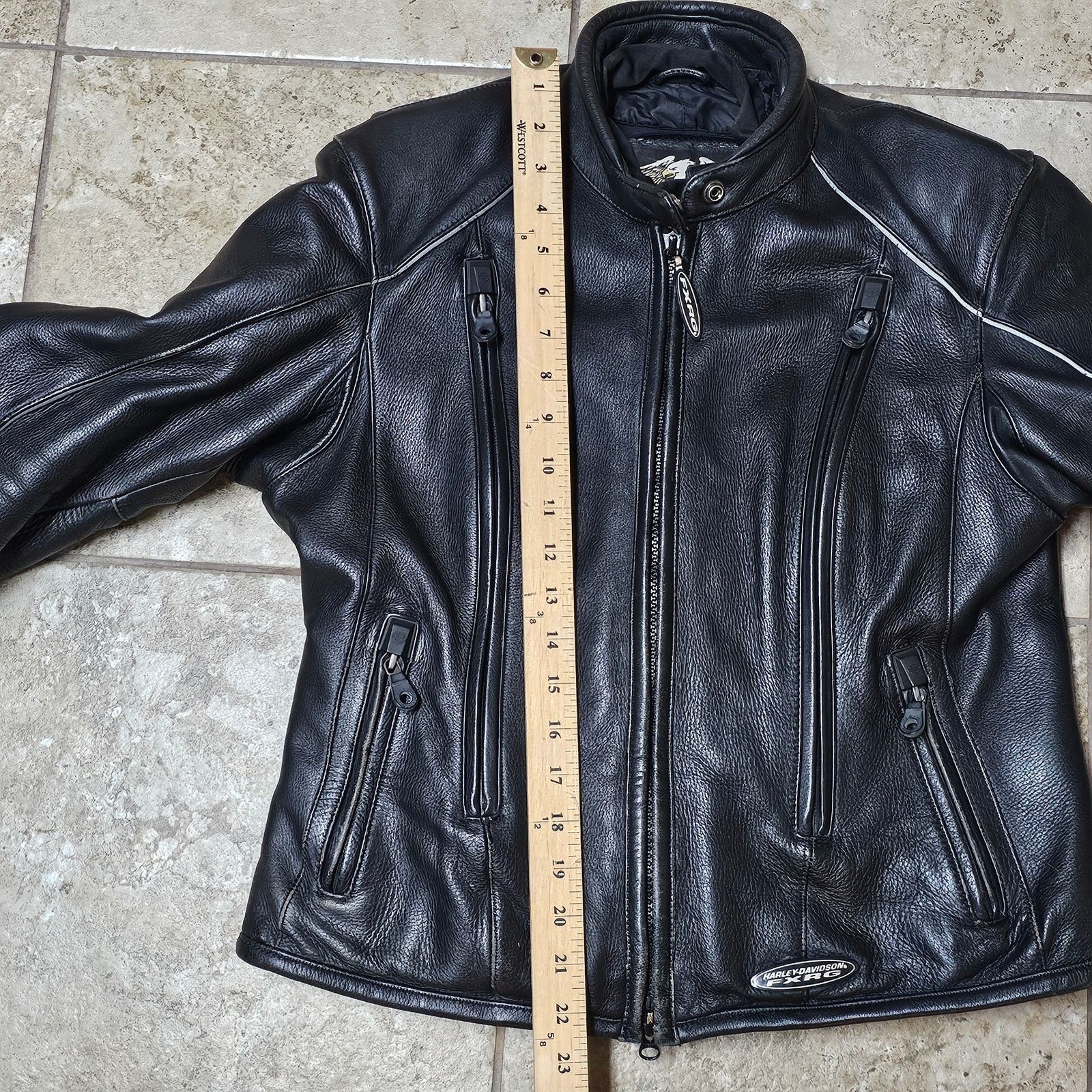 Harley Davidson Women's Harley Davidson FXRG Leather Jacket size Medium Size M / US 6-8 / IT 42-44 - 13 Thumbnail