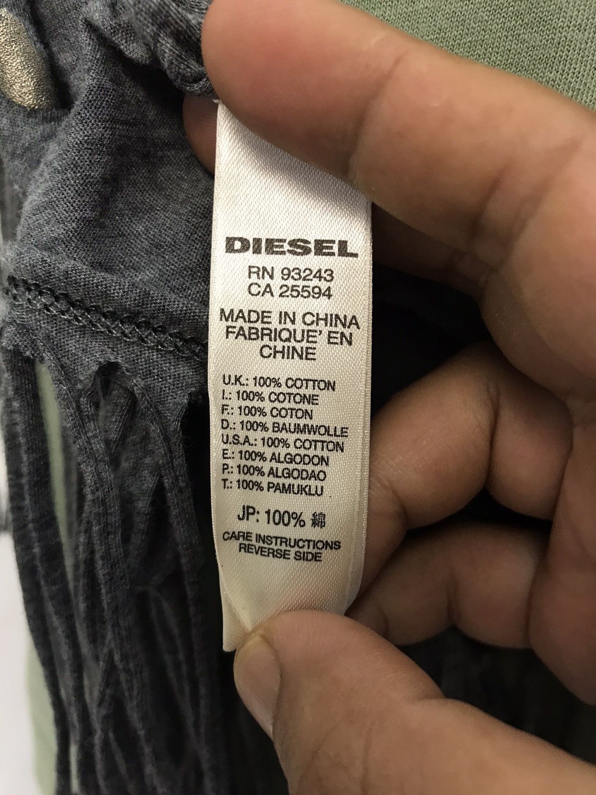 Diesel × Hysteric Glamour × Japanese Brand Diesel Print Woman Scarf Size ONE SIZE - 5 Thumbnail