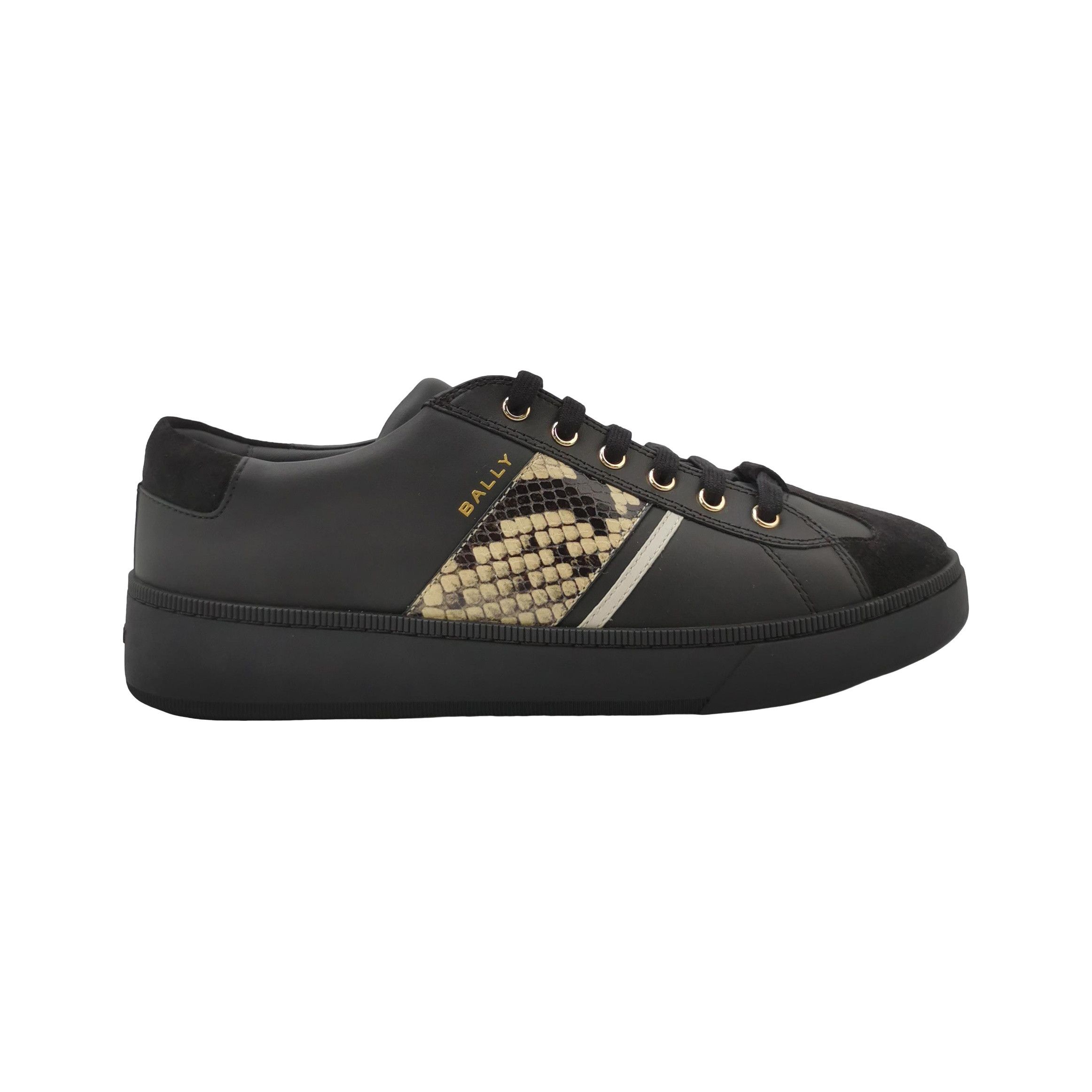 Bally Bally Snakeskin Panel Leather Sneakers 44 Size US 11 / EU 44 - 1 Thumbnail