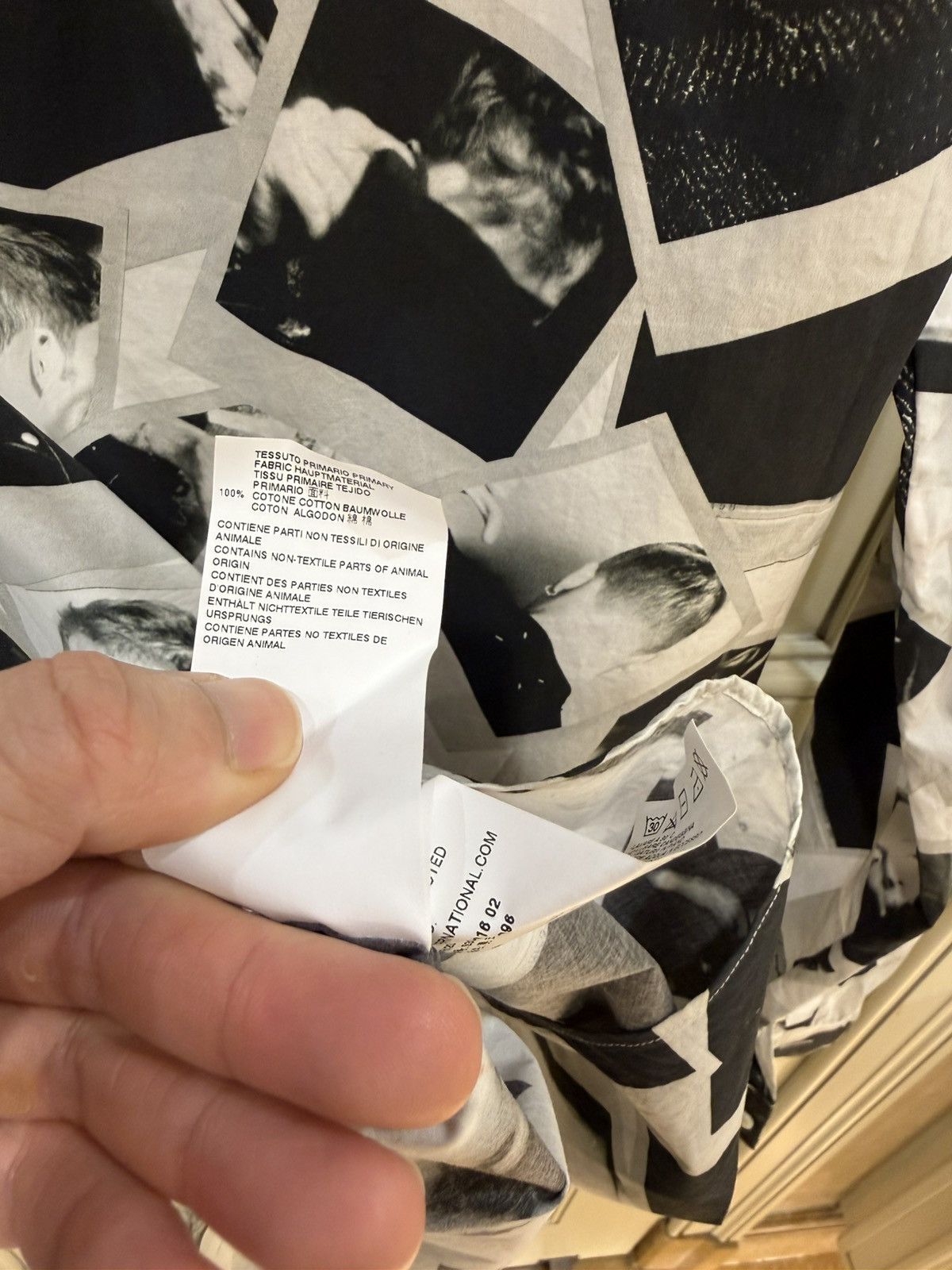 Maison Margiela polaroid print shirt collar size39 Size US S / EU 44-46 / 1 - 16 Thumbnail