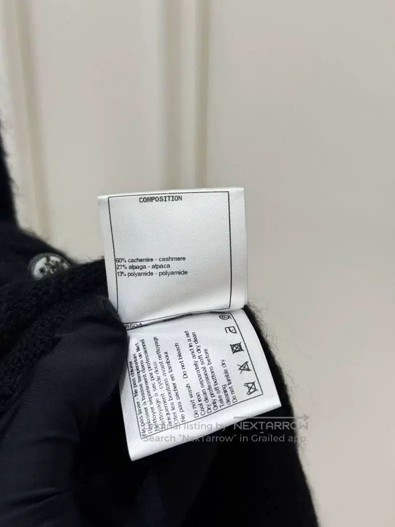 Chanel Chanel Snow Series Black Snowflake Button Knitted Cardigan Size XXS / US 00 / IT 34 - 6 Thumbnail
