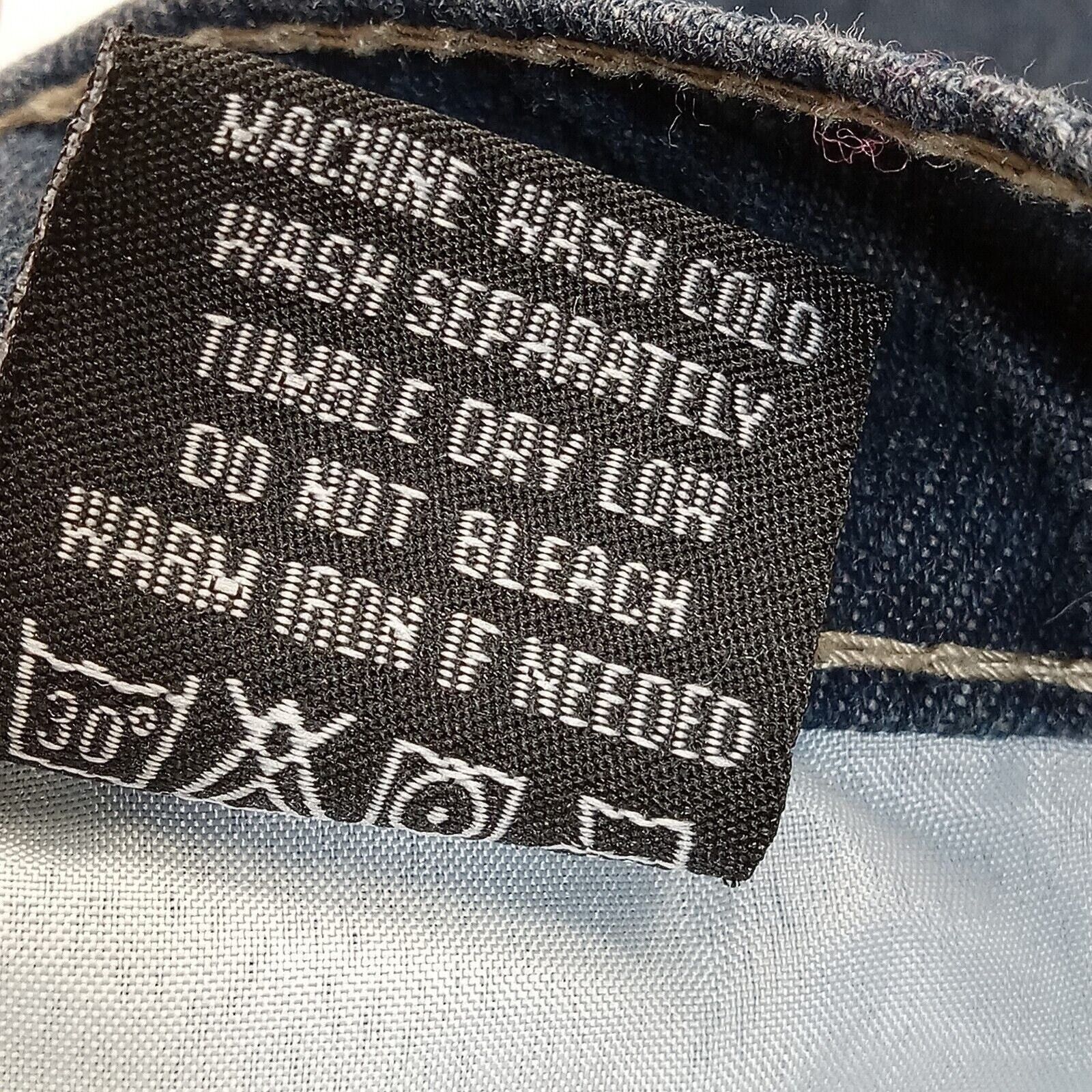 & Other Stories Old Skool Jeans 40 X 30 Men's Baggy Y2K Straight Blue Denim Size US 40 / EU 56 - 8 Thumbnail