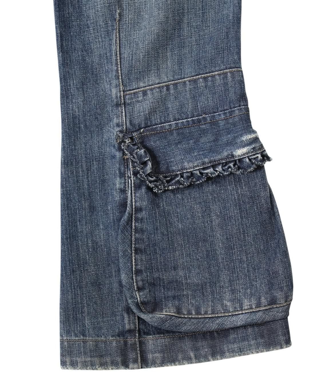 CLOSED × Marithe + Francois Girbaud SS2004 MARITHE FRANCOIS GIRBAUD CARGO JEANS Size US 27 - 8 Thumbnail