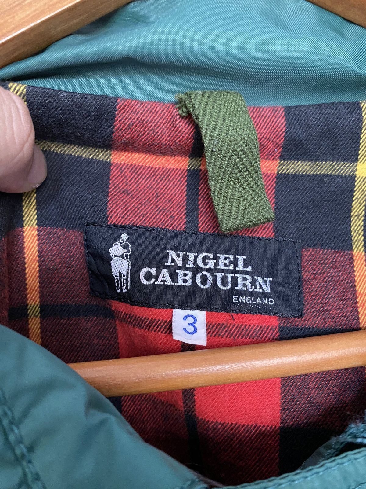 Nigel Cabourn 90s Nigel Cabourn Raincoat tartan lining Size US L / EU 52-54 / 3 - 18 Thumbnail