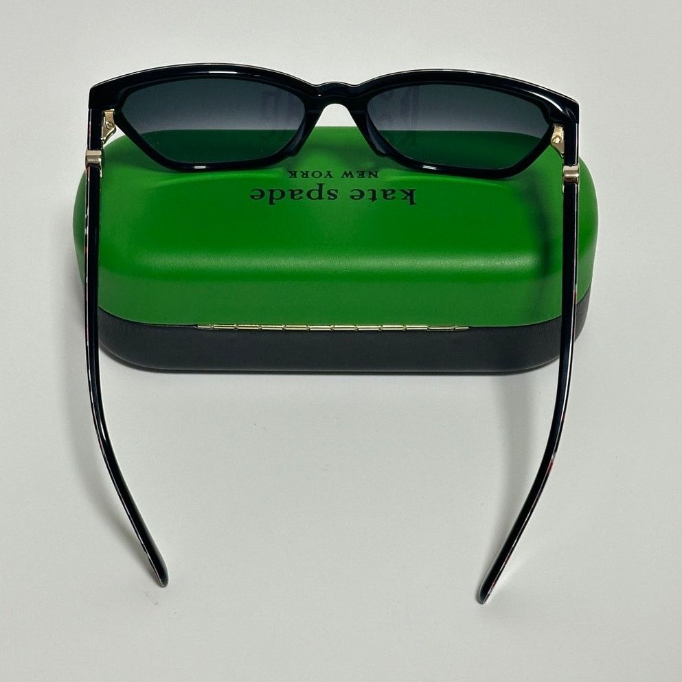 Kate Spade Kate Spade Heart Amiyah/G/S Heart 56 MM Butterfly Sunglasses Size ONE SIZE - 4 Thumbnail