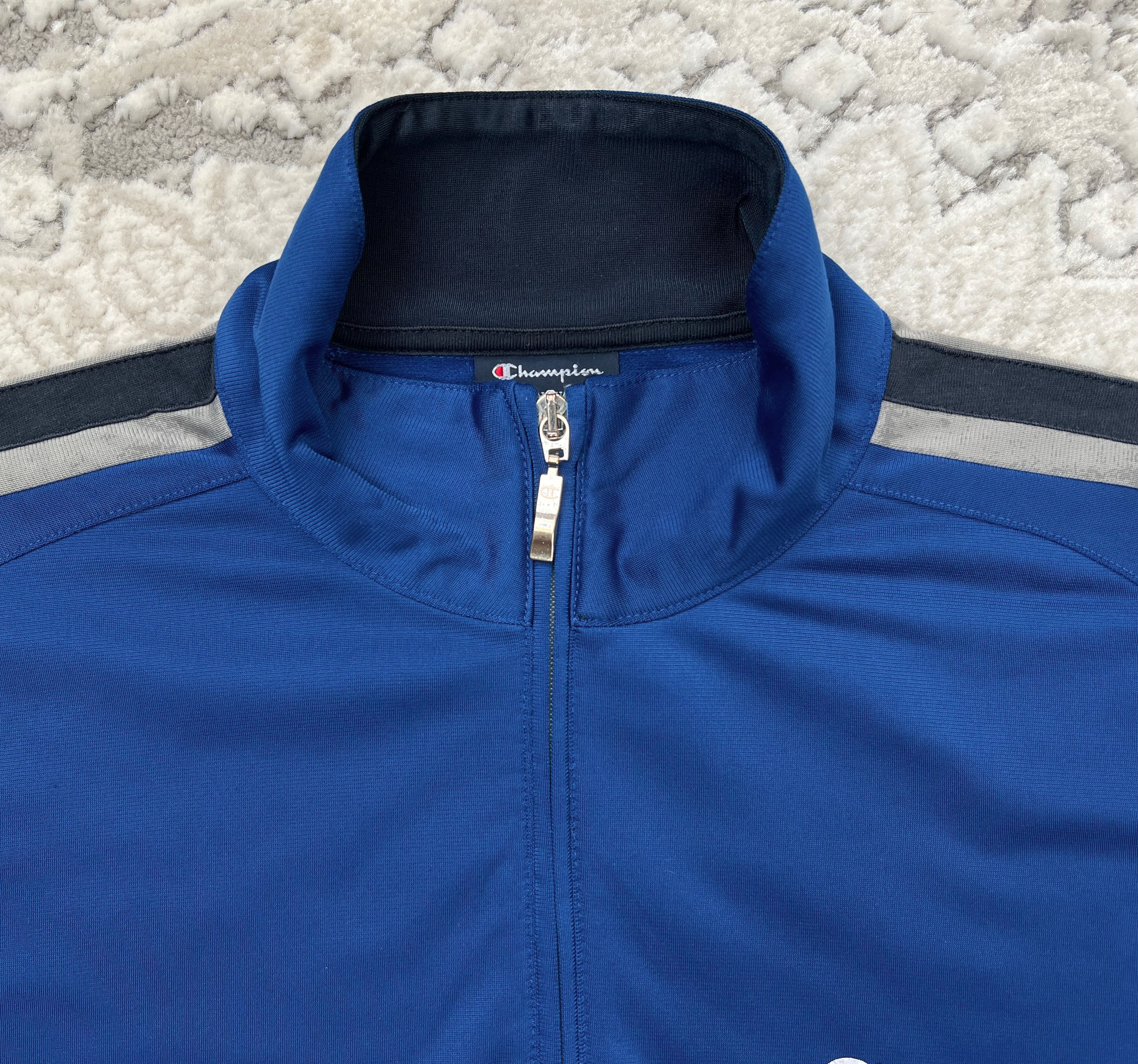 Champion Champion Retro Colorblock Track Jacket L (Blue/Navy/Grey) Size US L / EU 52-54 / 3 - 4 Thumbnail