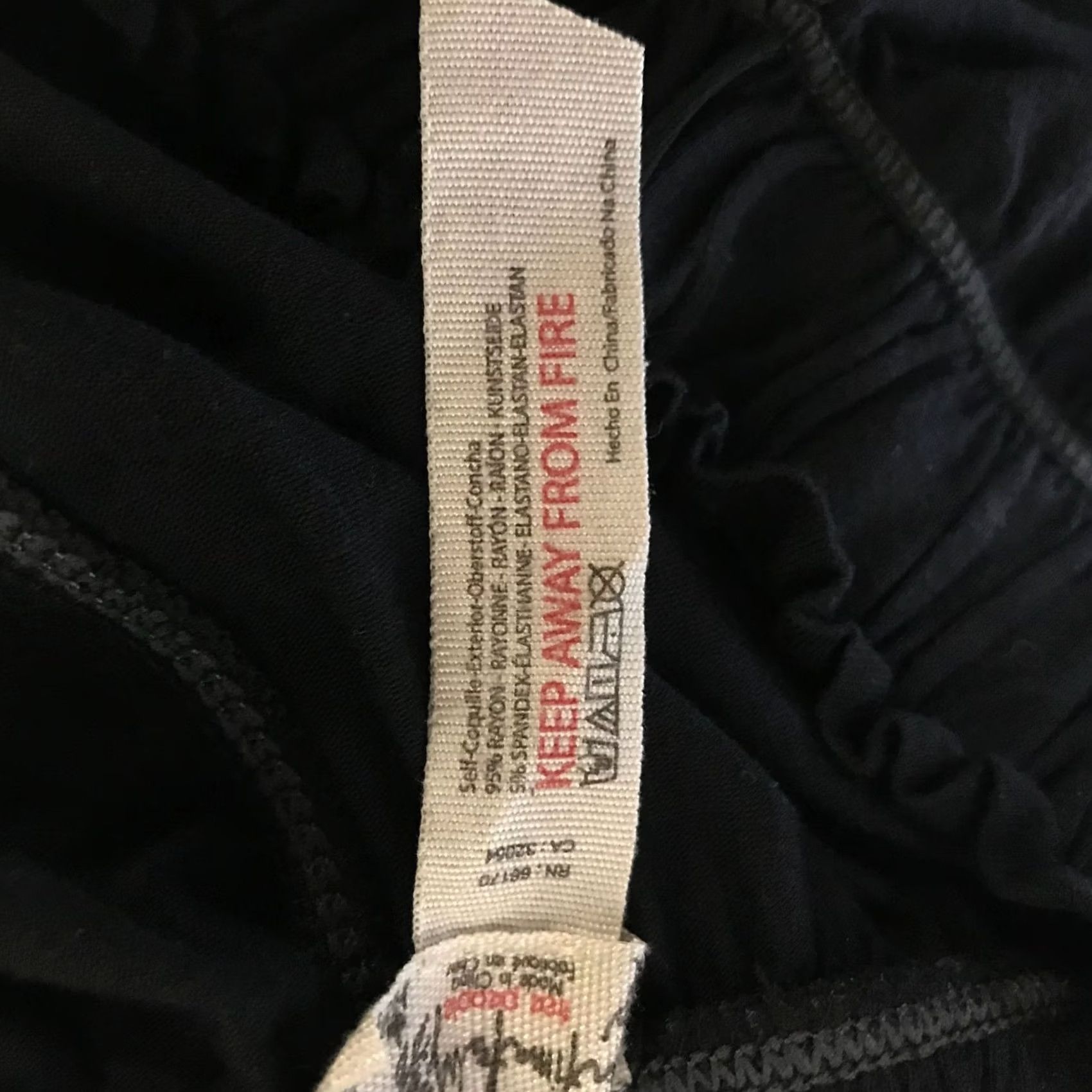 Free People FREE PEOPLE Women’s Pants S Black Elastic Waist Pull-On Lounge Pants Size 28" / US 6 / IT 42 - 8 Thumbnail
