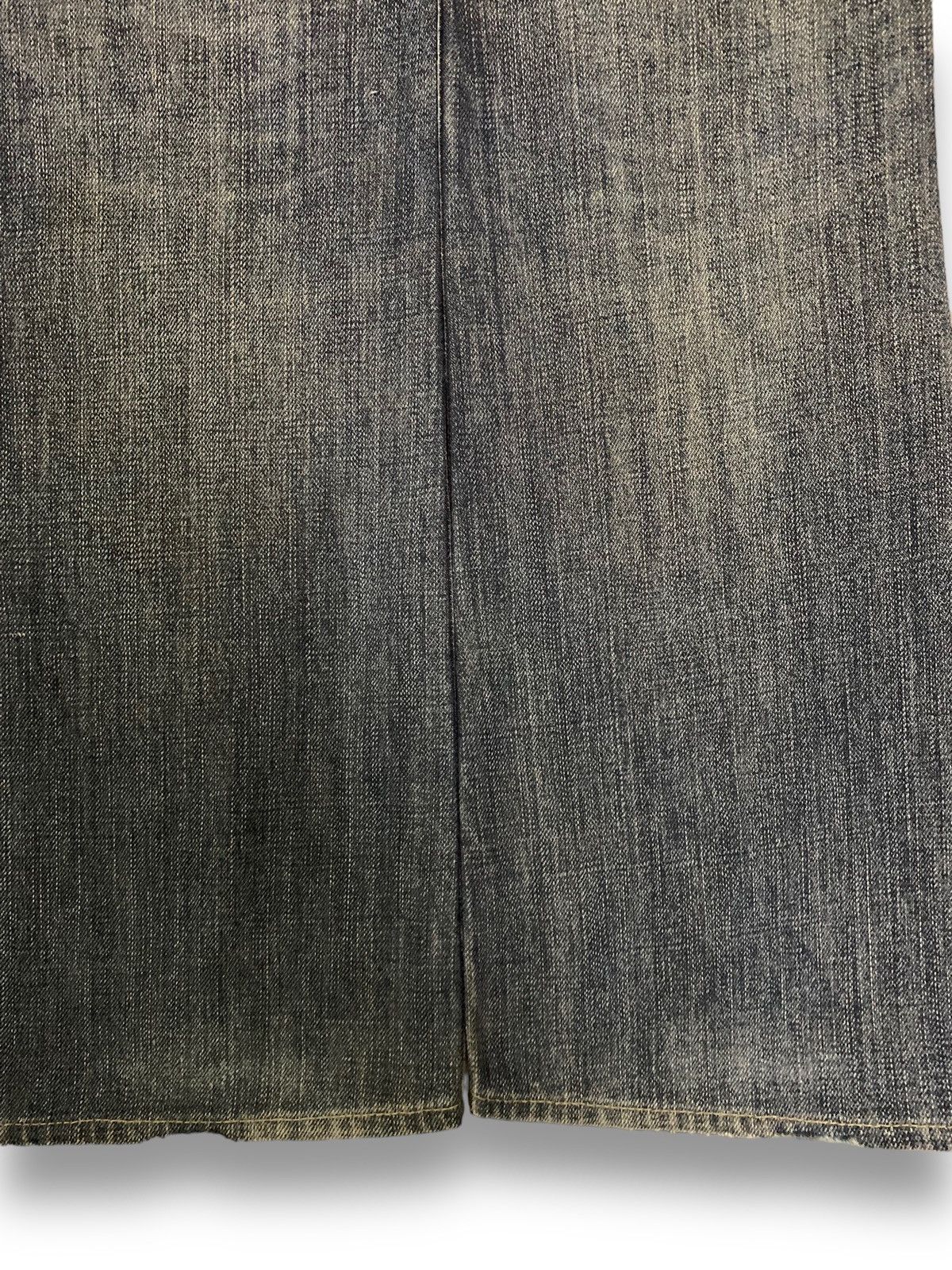 Edwin Vintage Edwin x Something Pour Femme Distressed Flared Jeans Size 28" / US 6 / IT 42 - 16 Thumbnail