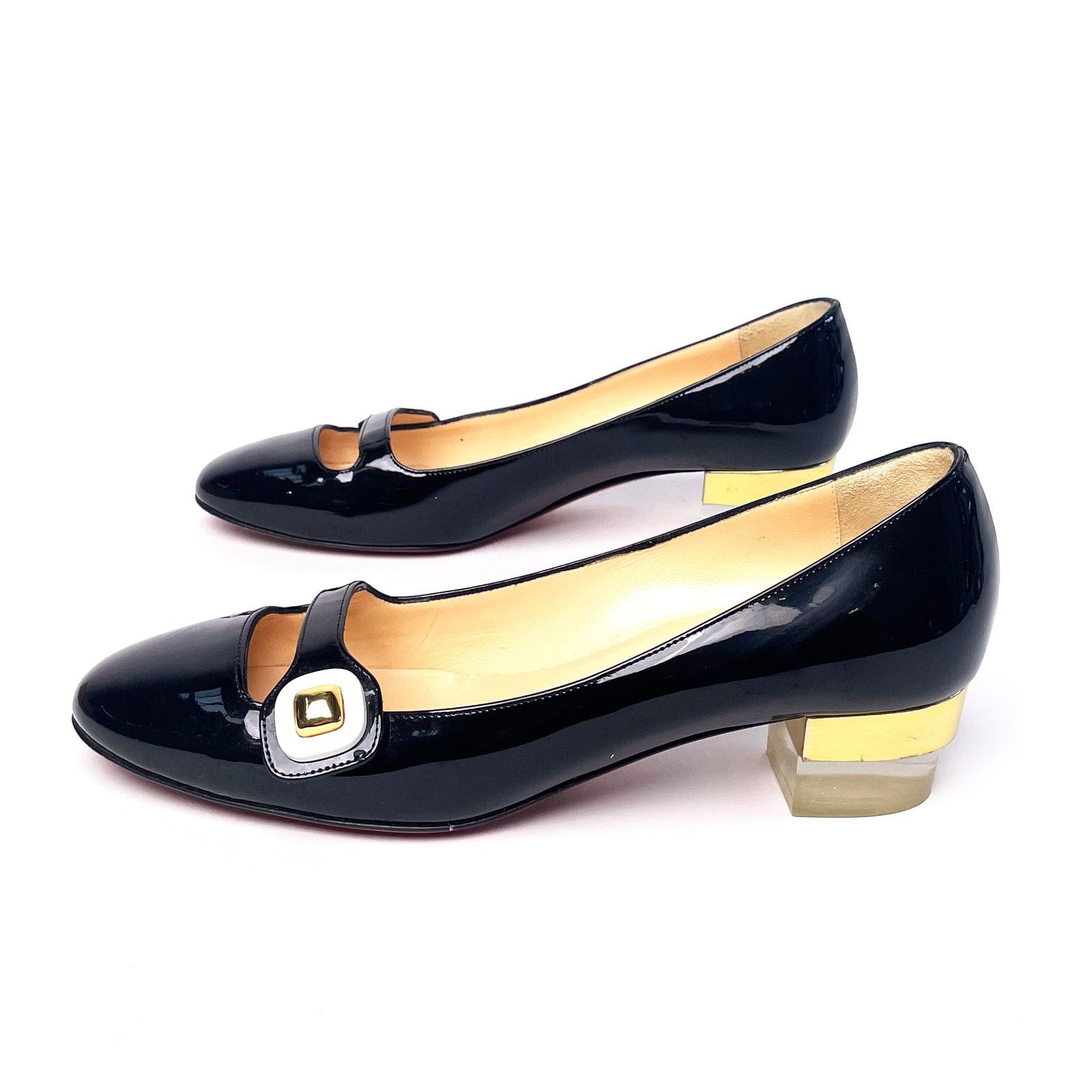 Christian Louboutin Patent Mary Janes Size US 7.5 / IT 37.5 - 4 Thumbnail