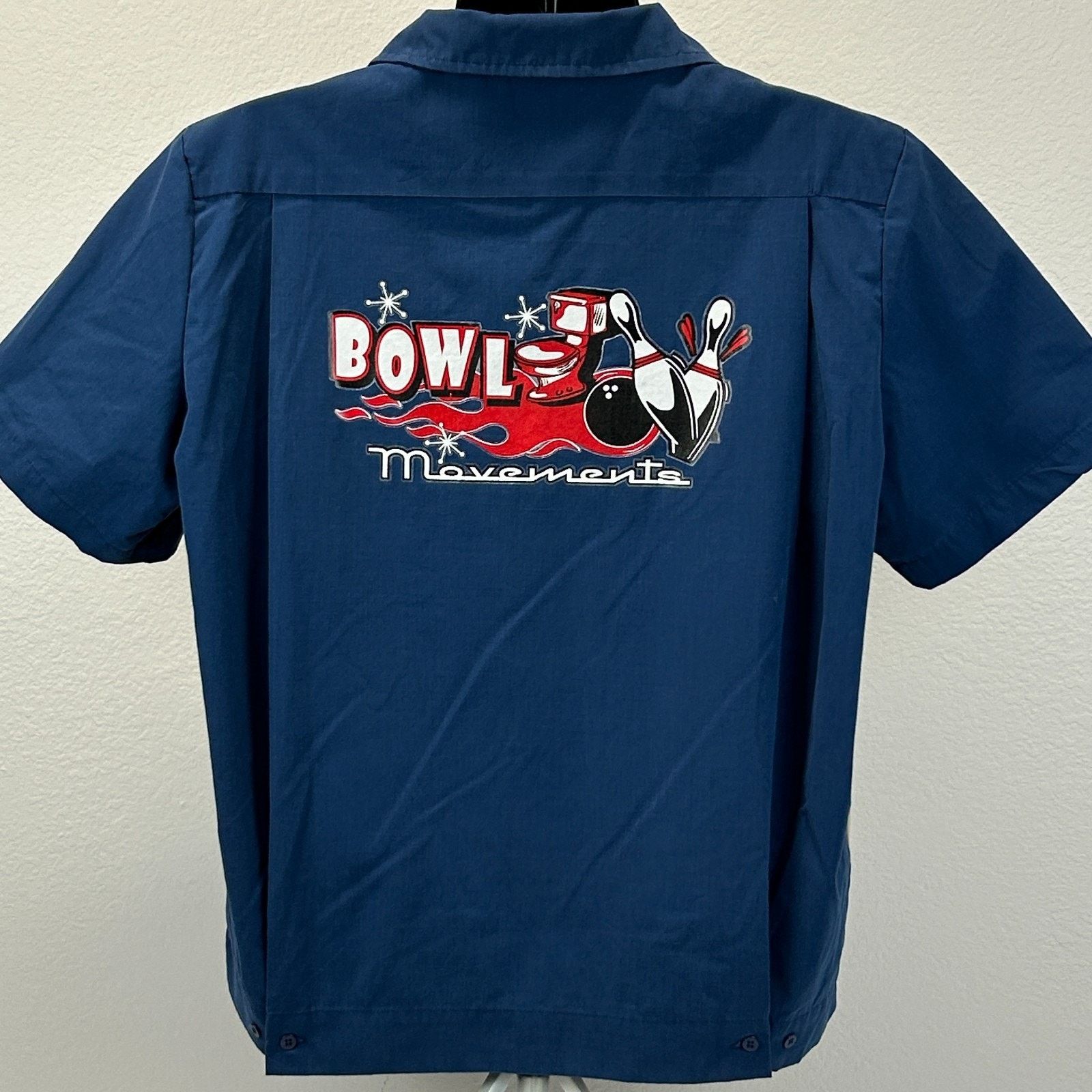 Other Bowl Movement Bowling Camp Shirt Button Front Bowler L Large Size US L / EU 52-54 / 3 - 3 Thumbnail