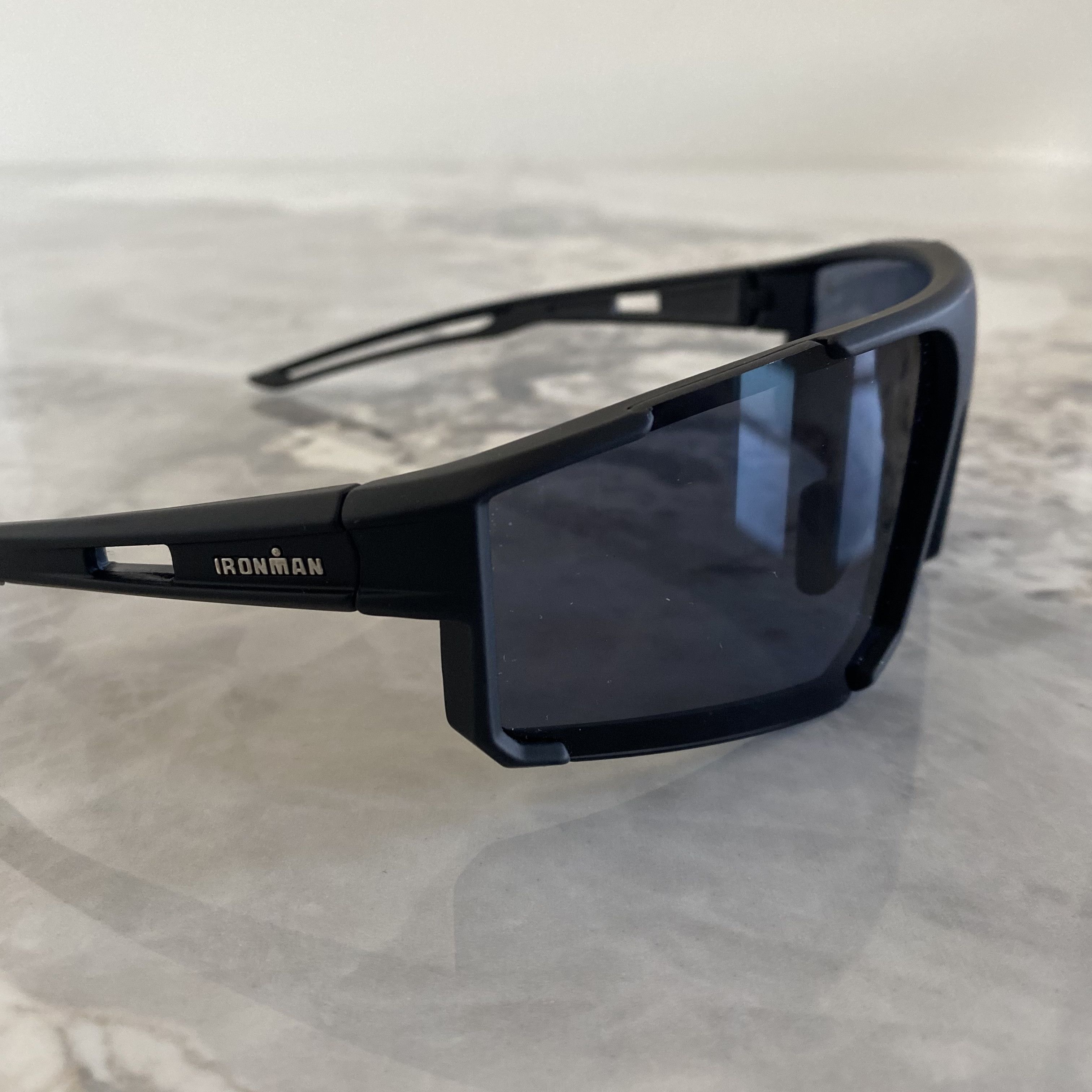 Vintage Black Futuristic Matrix Sporty Sunglasses Size ONE SIZE - 8 Thumbnail