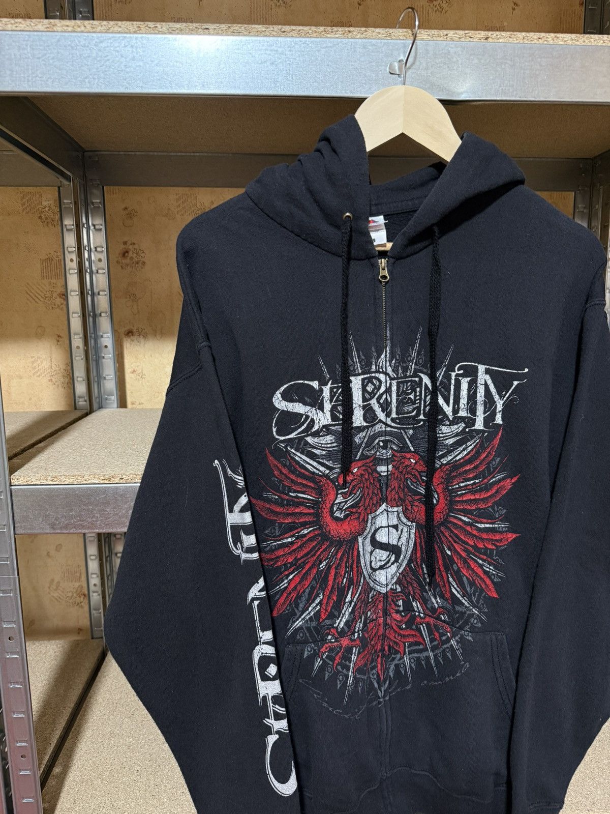 Band Tees × Vintage Vintage Serenity Rock Band Tour 2016 Retro Hoodie Y2K Size US XL / EU 56 / 4 - 3 Thumbnail