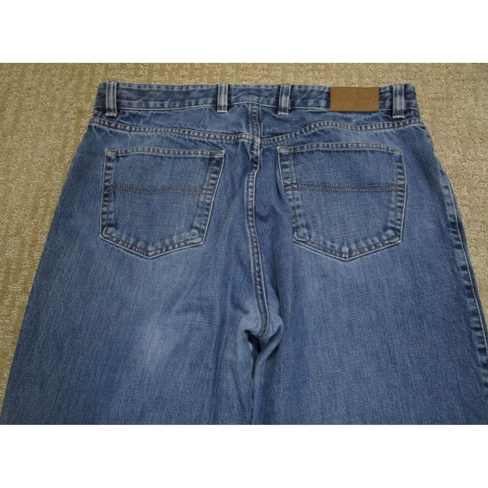 Ermenegildo Zegna Ermenegildo Zegna Jeans Men 38 Blue Straight Relaxed Pants Light Wash Italy Made Denim 5-Pocket Logo Baggy/Relaxed Style Mens Jeans Size US 38 / EU 54 - 4 Thumbnail