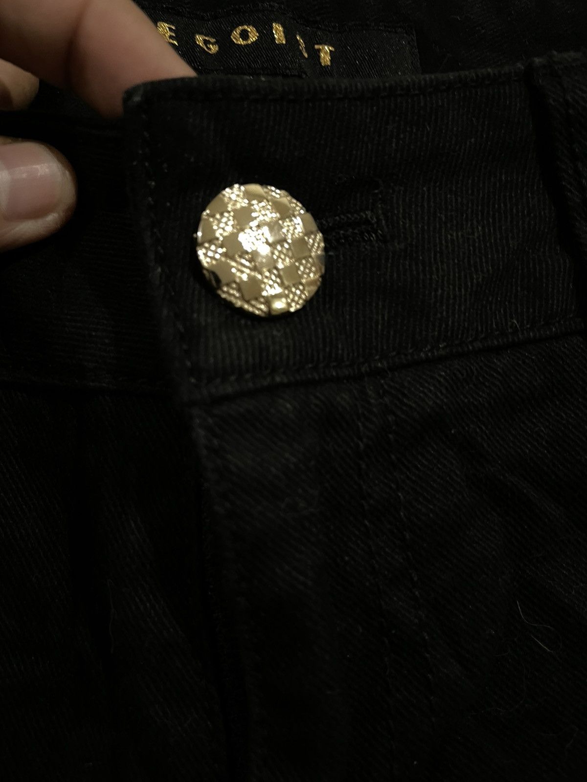 If Six Was Nine × Le Grande Bleu (L.G.B.) × True Religion Egoist Hot Pants Punk style Size 29" - 6 Thumbnail