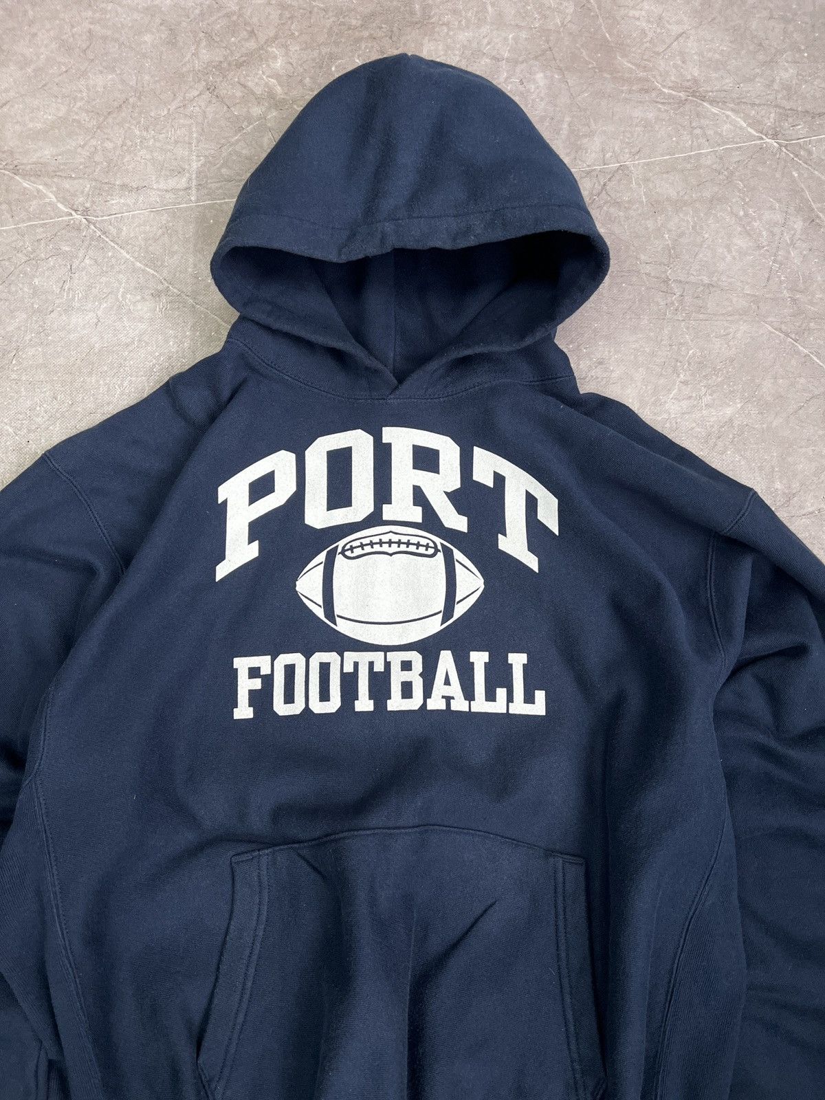 Champion Champion Hoodie Blue Football Port kanye west yeezy Style Size US XL / EU 56 / 4 - 2 Thumbnail