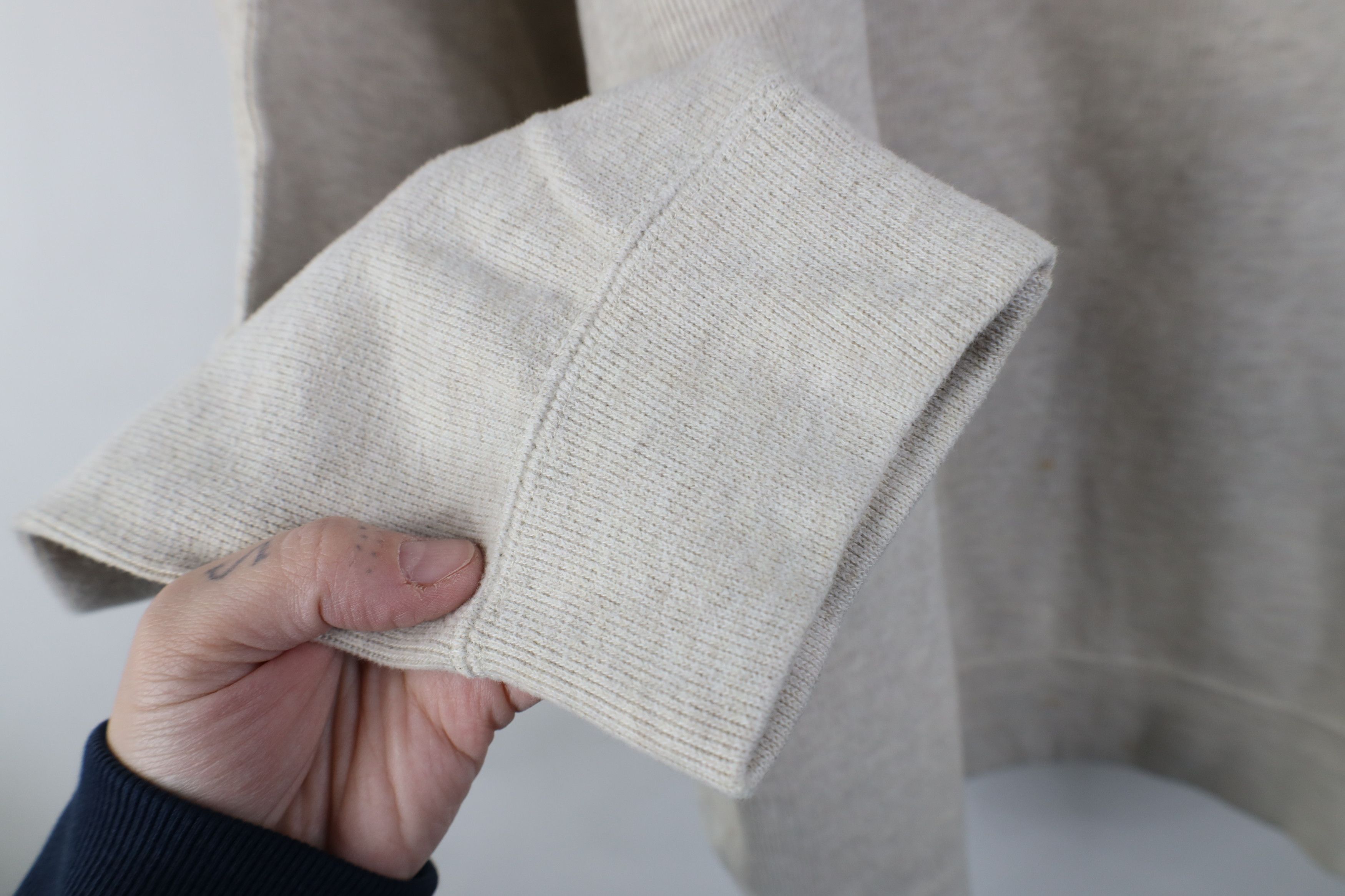 Ralph Lauren Vintage 90s Ralph Lauren Knit V-Neck Sweater Oatmeal Brown Size US XL / EU 56 / 4 - 9 Thumbnail