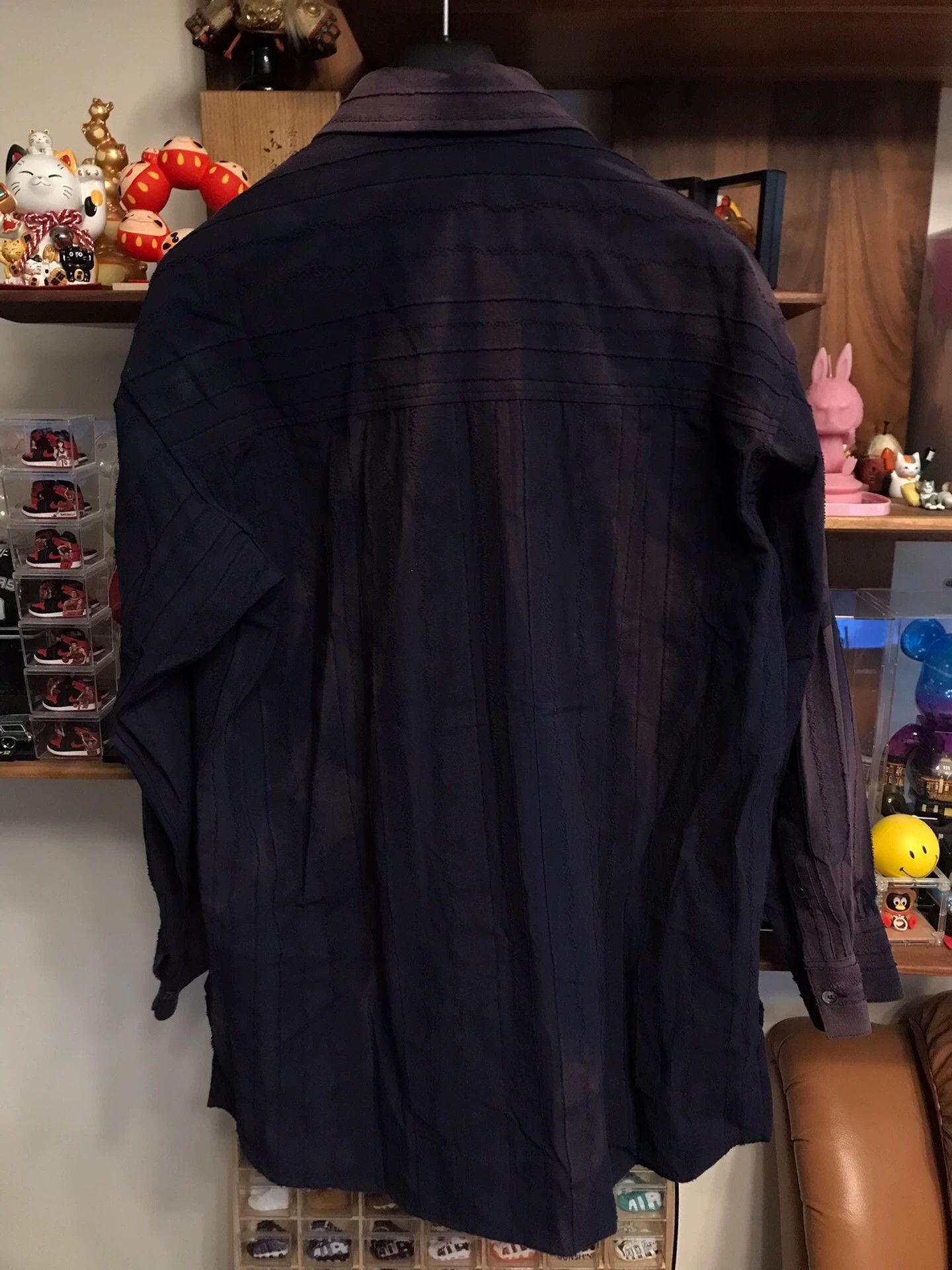 JiyongKim Jiyongkim Classic Sun-Faded Pleated 2 Slant Pockets Jkt L Size US L / EU 52-54 / 3 - 2 Thumbnail
