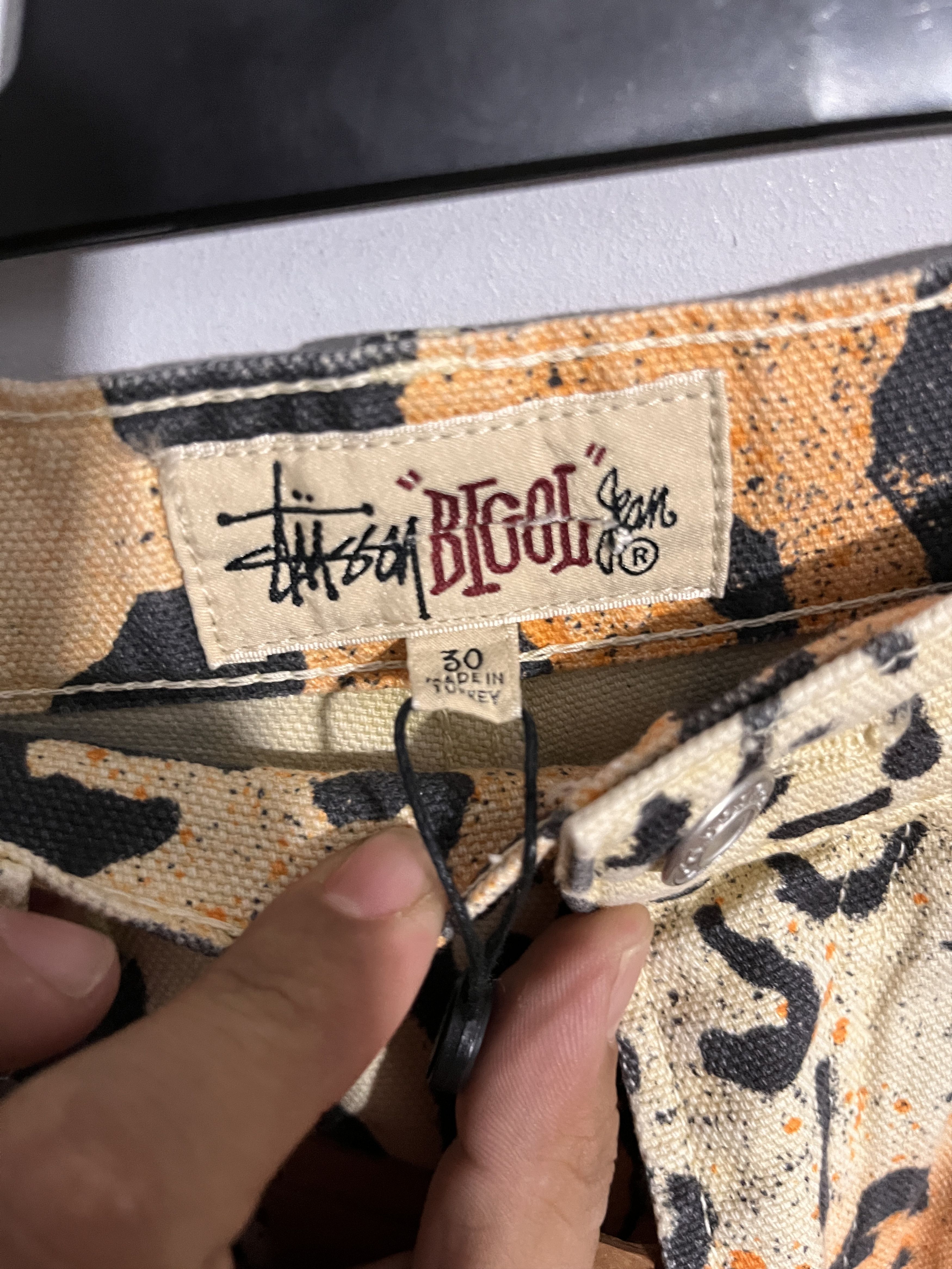 Stussy STENCIL CANVAS BIG OL