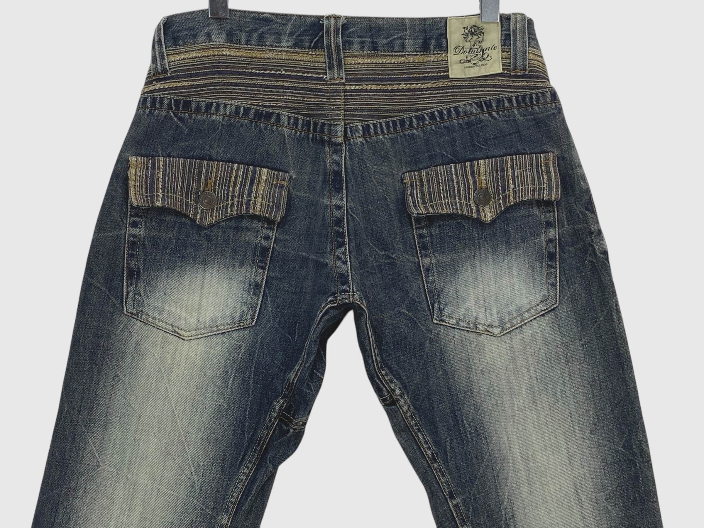 Japanese Brand Dominates Jeans Aztec Trimming Jeans Japanese Jeans Size US 32 / EU 48 - 6 Thumbnail