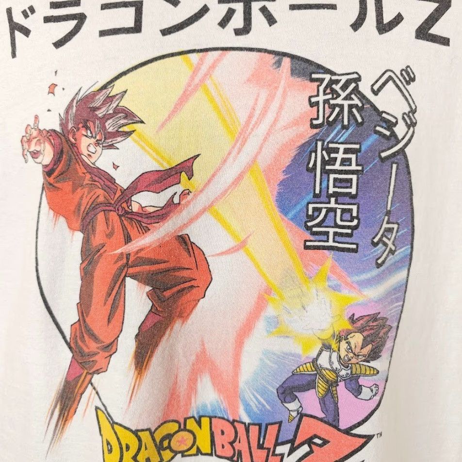 Vintage Dragon Ball Z T Shirt Mens Size Large White Japanese Anime Son Goku Vegeta Size US L / EU 52-54 / 3 - 3 Thumbnail