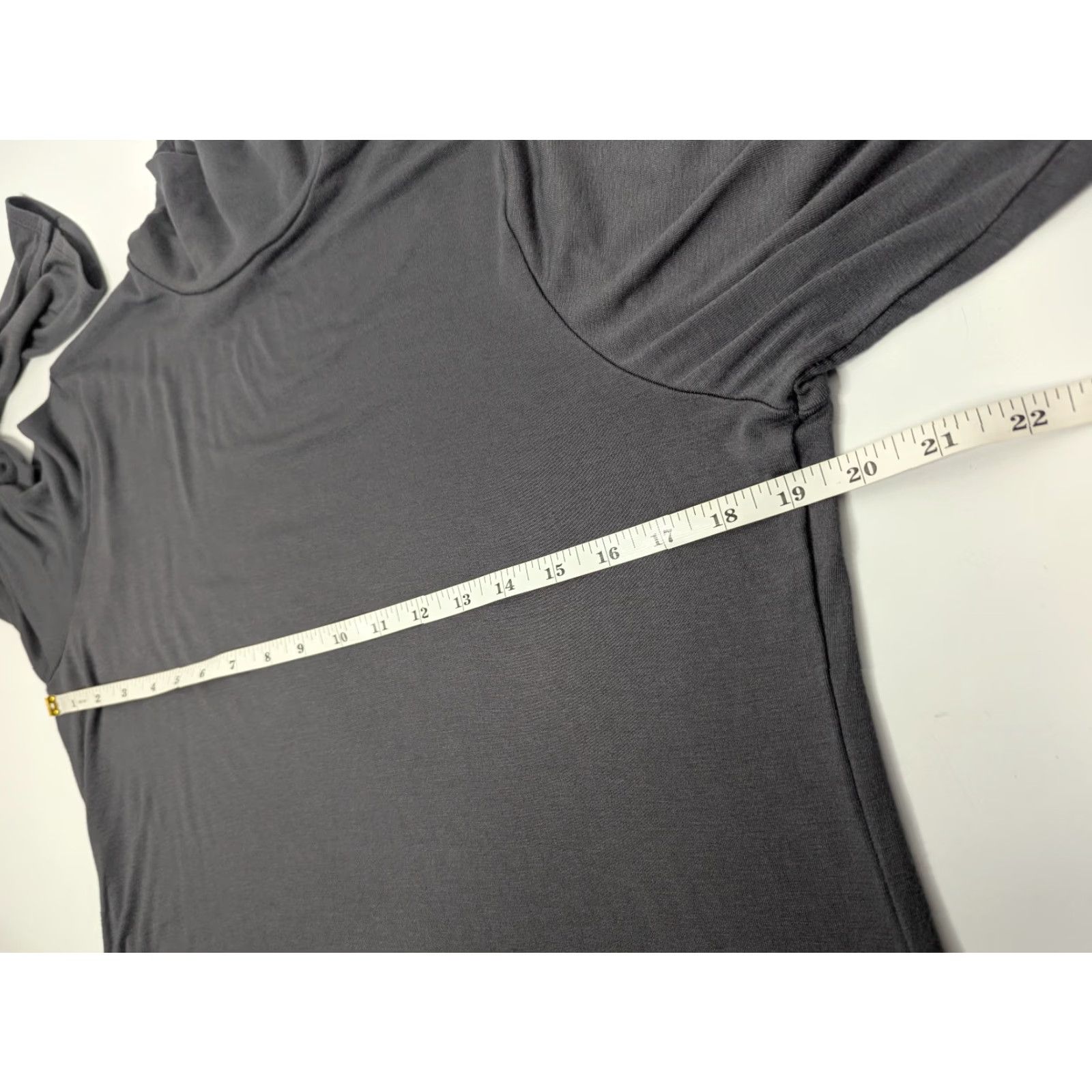 Spanx Spanx Better Base Long Sleeve Turtleneck Womens Size 3X Gray Black 10320R Size XXL / US 16-18 / IT 52-54 - 5 Thumbnail
