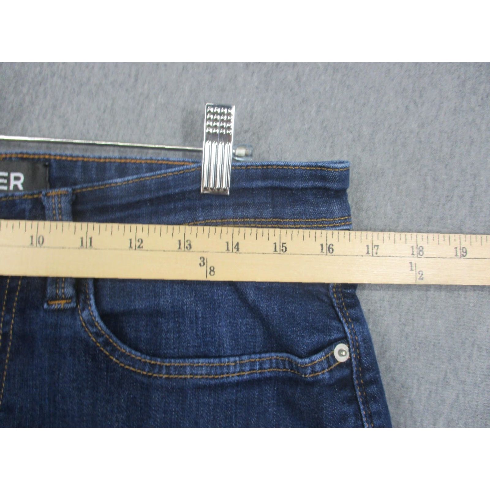 DUER DUER Jeans Mens 34x32 Dark Blue L2X Performance Denim Straight Leg Stretch Size US 34 / EU 50 - 5 Thumbnail