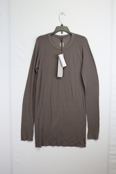 Rick Owens o1rshd1 Long-Sleeved T-Shirt in Brown Size US XL / EU 56 / 4 - 1 Thumbnail