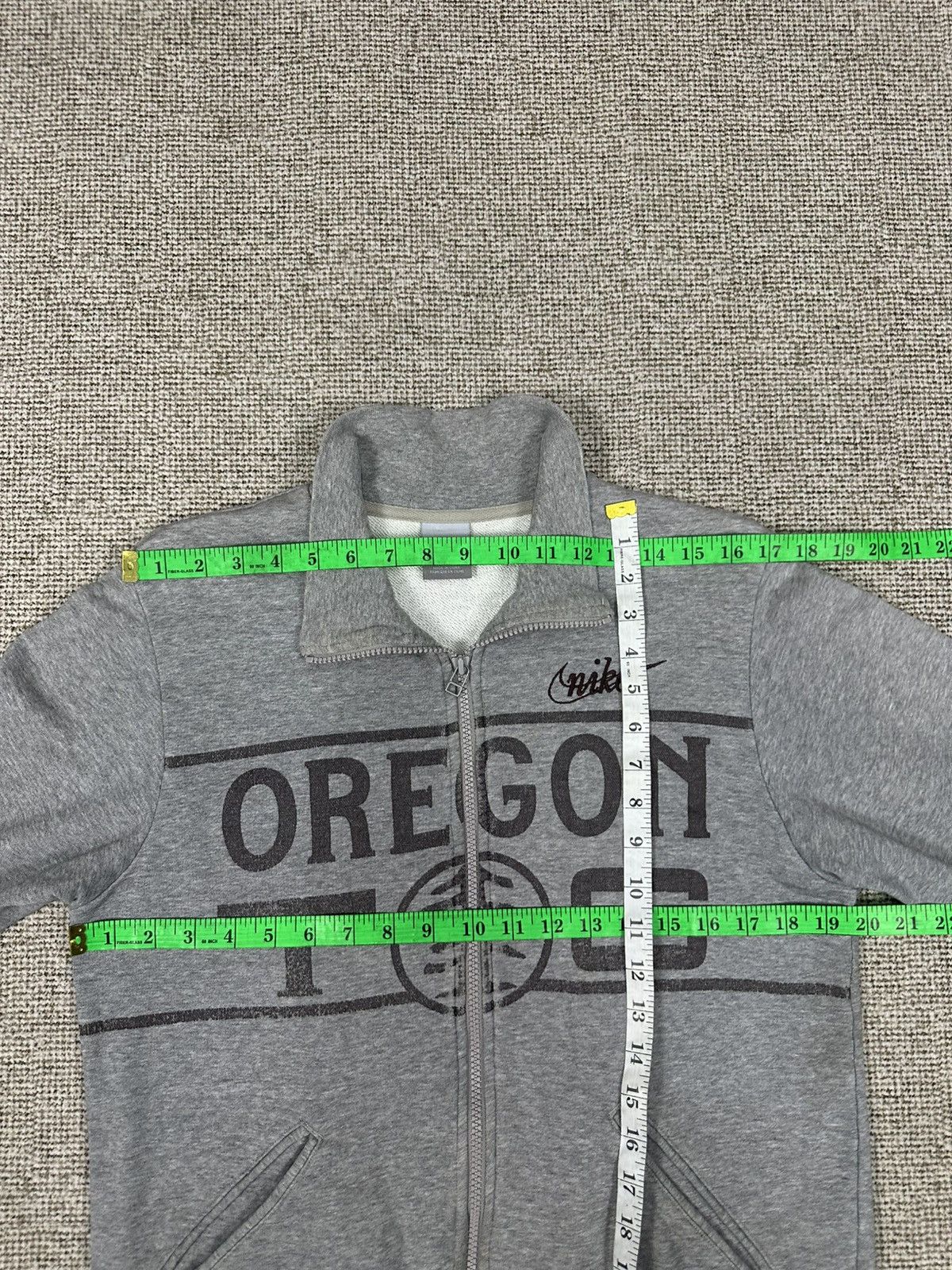 Nike Y2k Nike Oregon Swoosh Zipper Sweatshirt Z338 Size US M / EU 48-50 / 2 - 5 Thumbnail