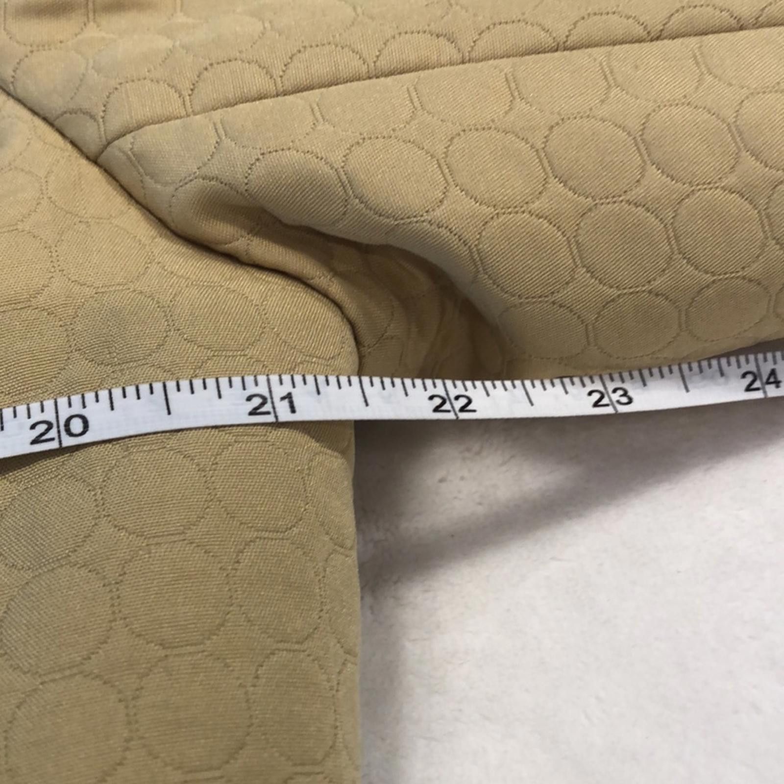 Other Chapter One Mustard Yellow Quilted Blazer lined pockets 12 Size XL / US 12-14 / IT 48-50 - 9 Thumbnail
