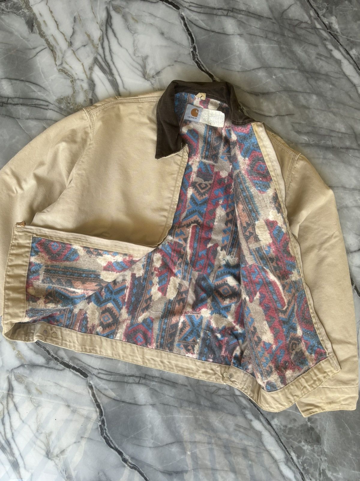 Carhartt × Streetwear × Vintage Carhartt J24 KHI Detroit Jacket 