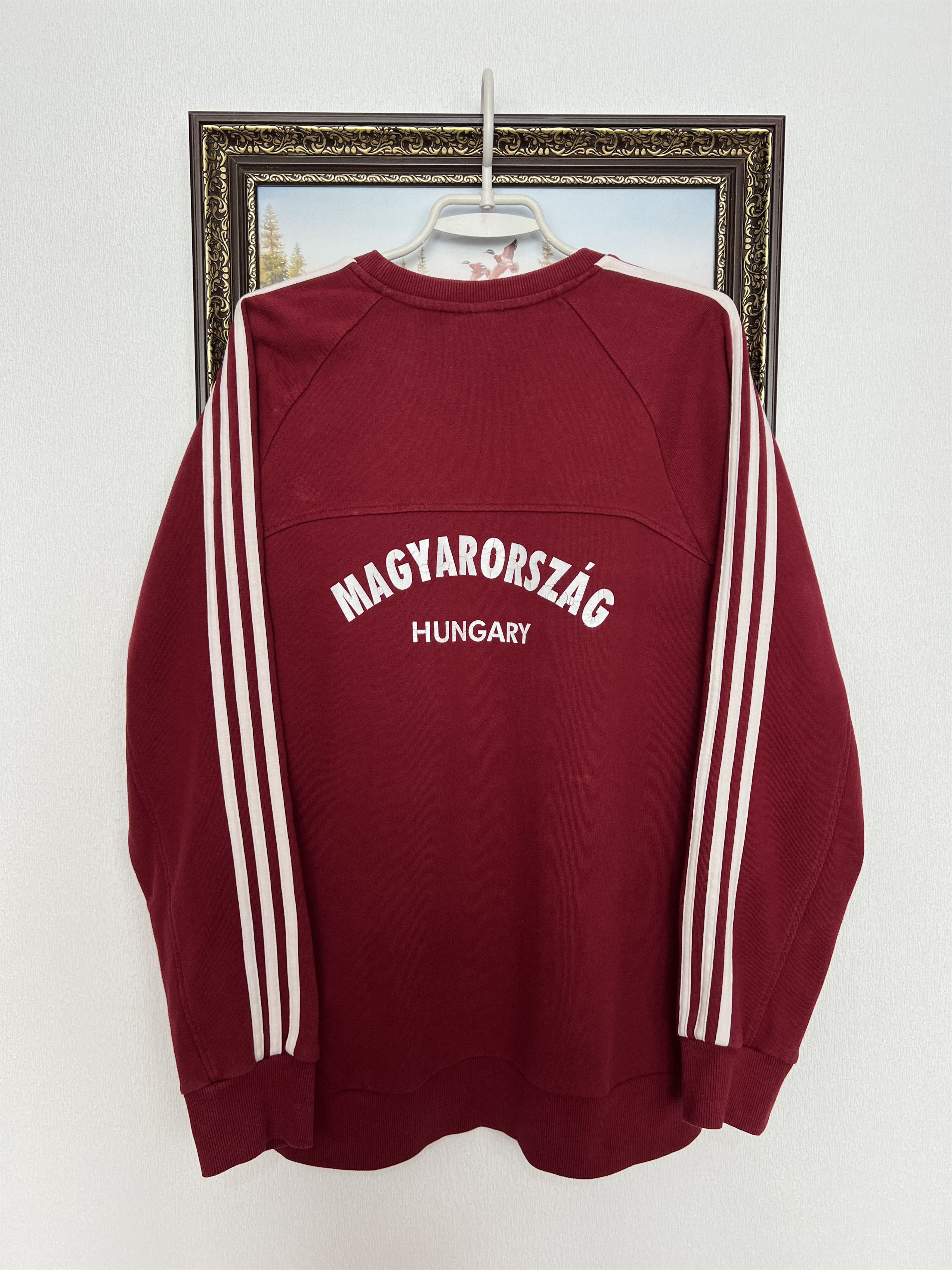 Adidas Vintage Hungary Football Sweatshirt Soccer Crewneck Track Size US M / EU 48-50 / 2 - 9 Thumbnail