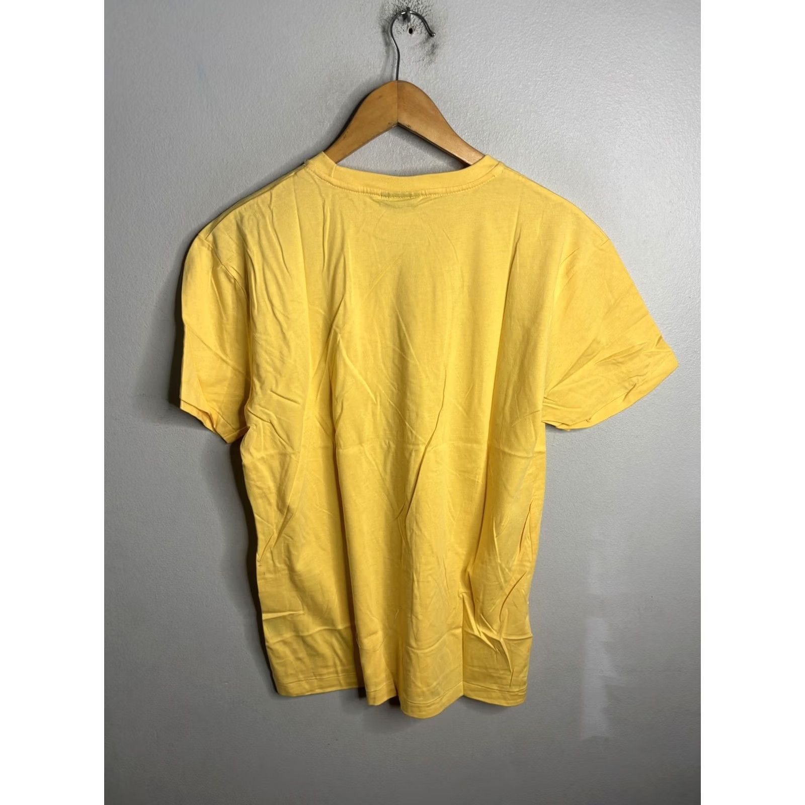 Polo Ralph Lauren Polo Ralph Lauren Shirt Mens Small Yellow Crewneck Pony Logo Cotton Tee T-Shirt Size US S / EU 44-46 / 1 - 5 Thumbnail