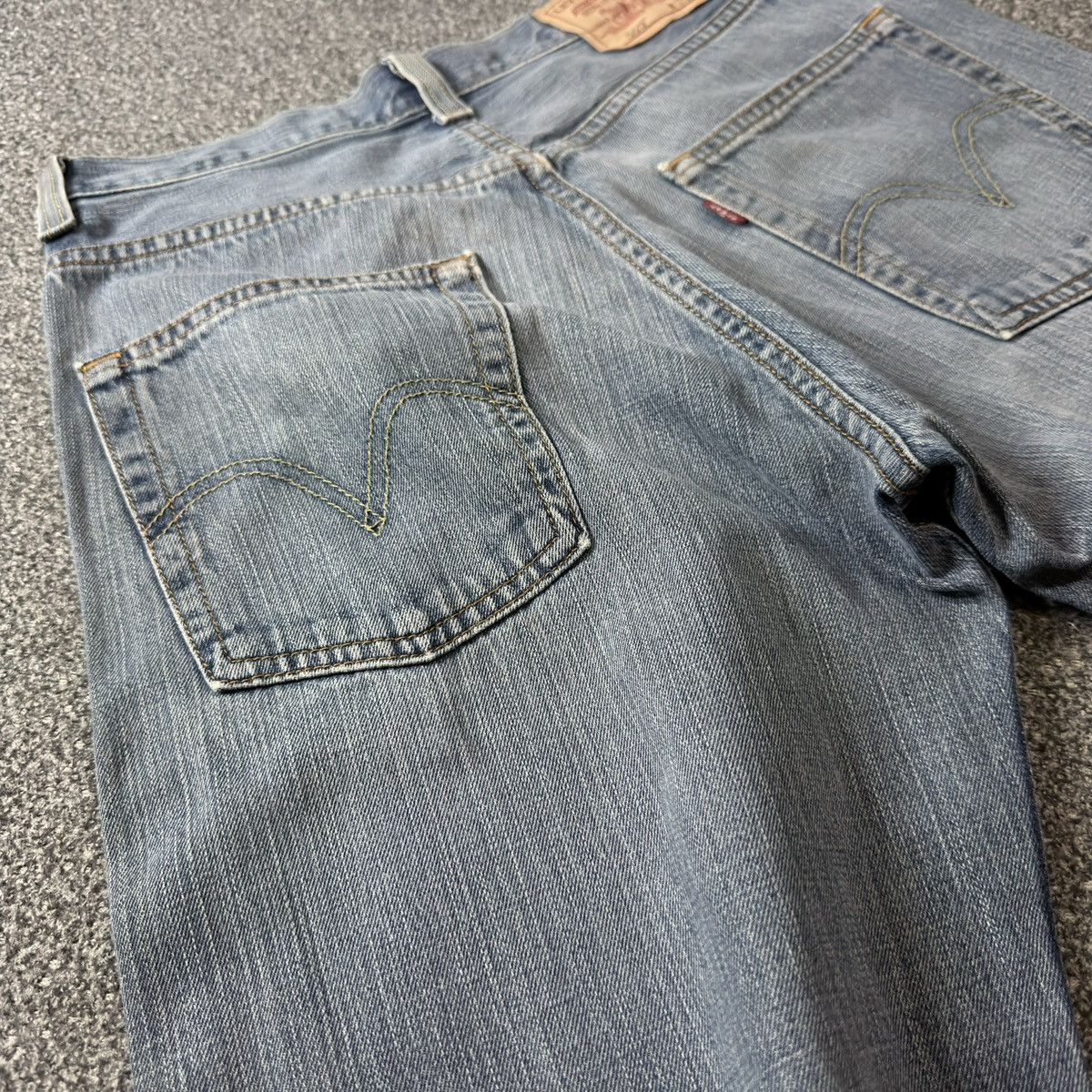 Hysteric Glamour Archives y2k Wide Leg Levis 569 Loose Fade Washed Denim Size US 29 - 10 Thumbnail