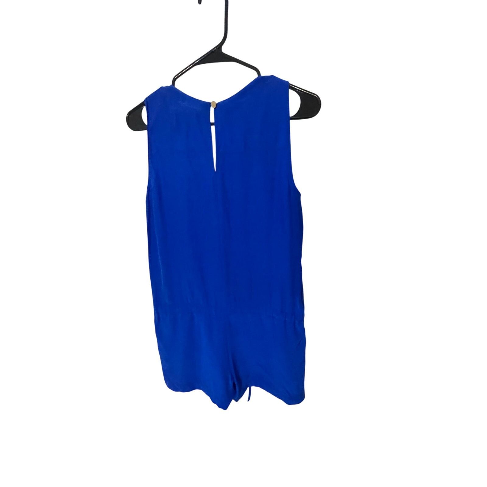 Amanda Uprichard Amanda Uprichard Silk Royal Blue Preppy Michaela Romper Size 22" - 8 Thumbnail