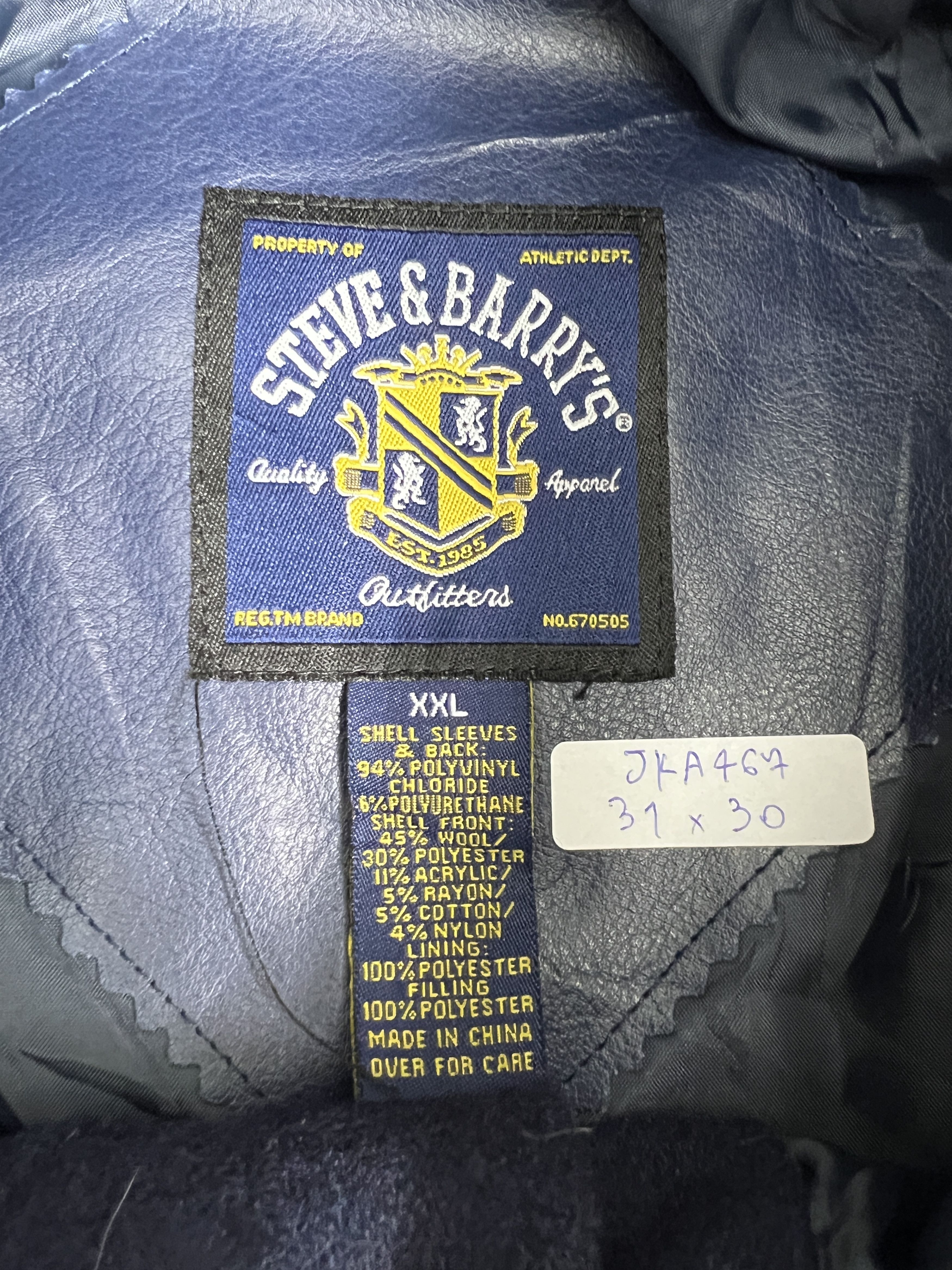 Steve And Barrys Steve & Barry's Ford Embroidery Varsity Jacket (XXL) JKA467 Size US XXL / EU 58 / 5 - 3 Thumbnail