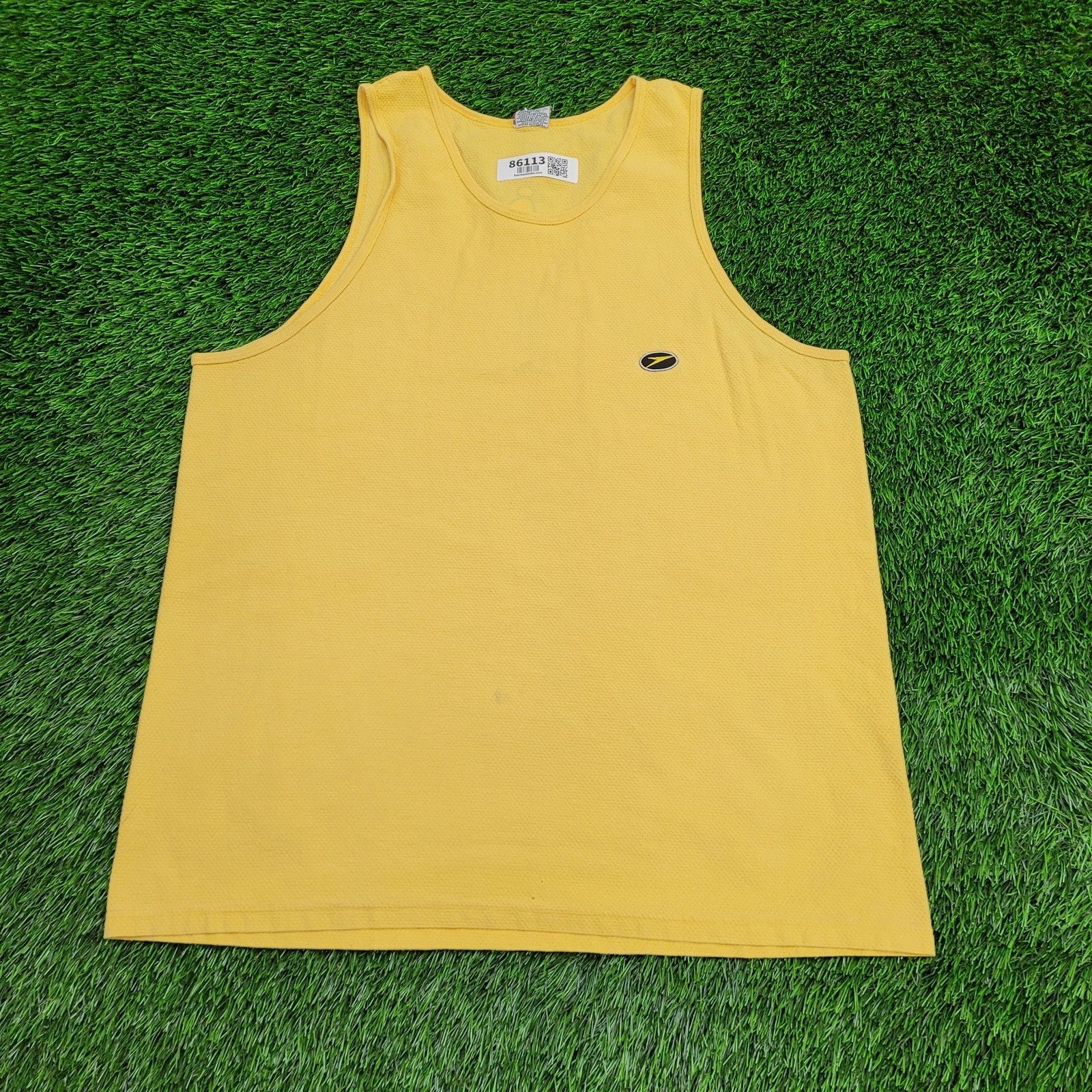 Speedo Vintage 90s Speedo Tank-Top L/XL 22x30 Yellow USA Made Size US XL / EU 56 / 4 - 4 Thumbnail