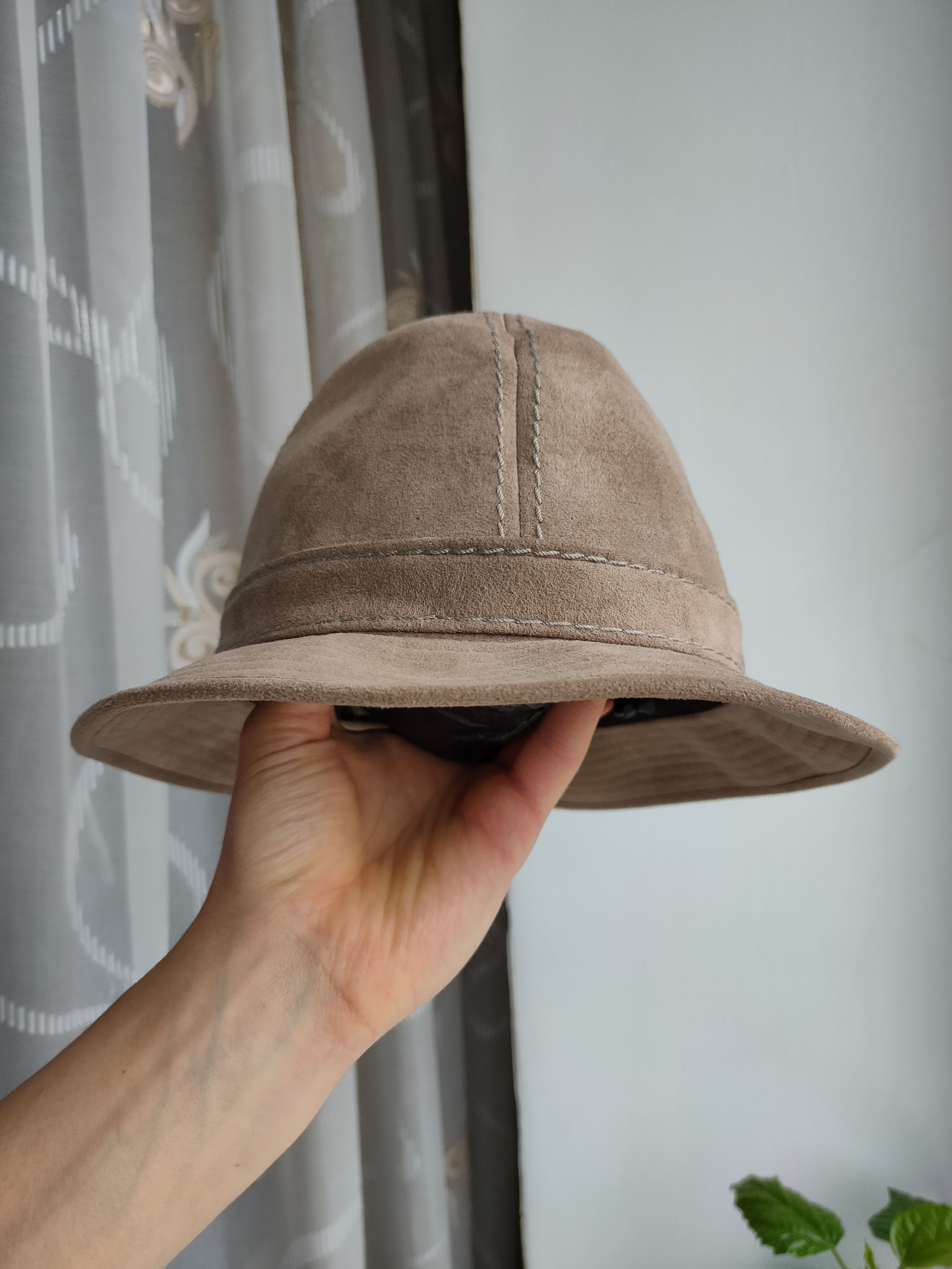 Other Mayser Exclusive Alcantara Milano Italy Fedora Bucket Hat Size ONE SIZE - 3 Thumbnail