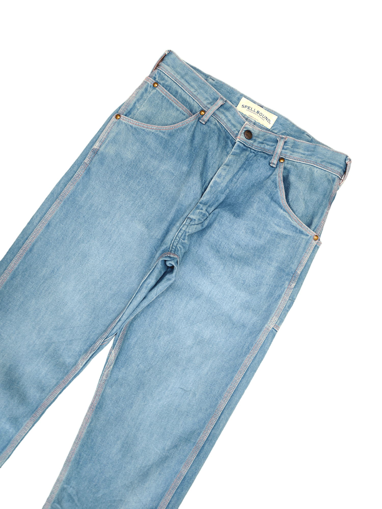 Spellbound 1990s Spellbound Jpn Workers Denim Pants 45rpm Orslow Style Size US 29 - 5 Thumbnail