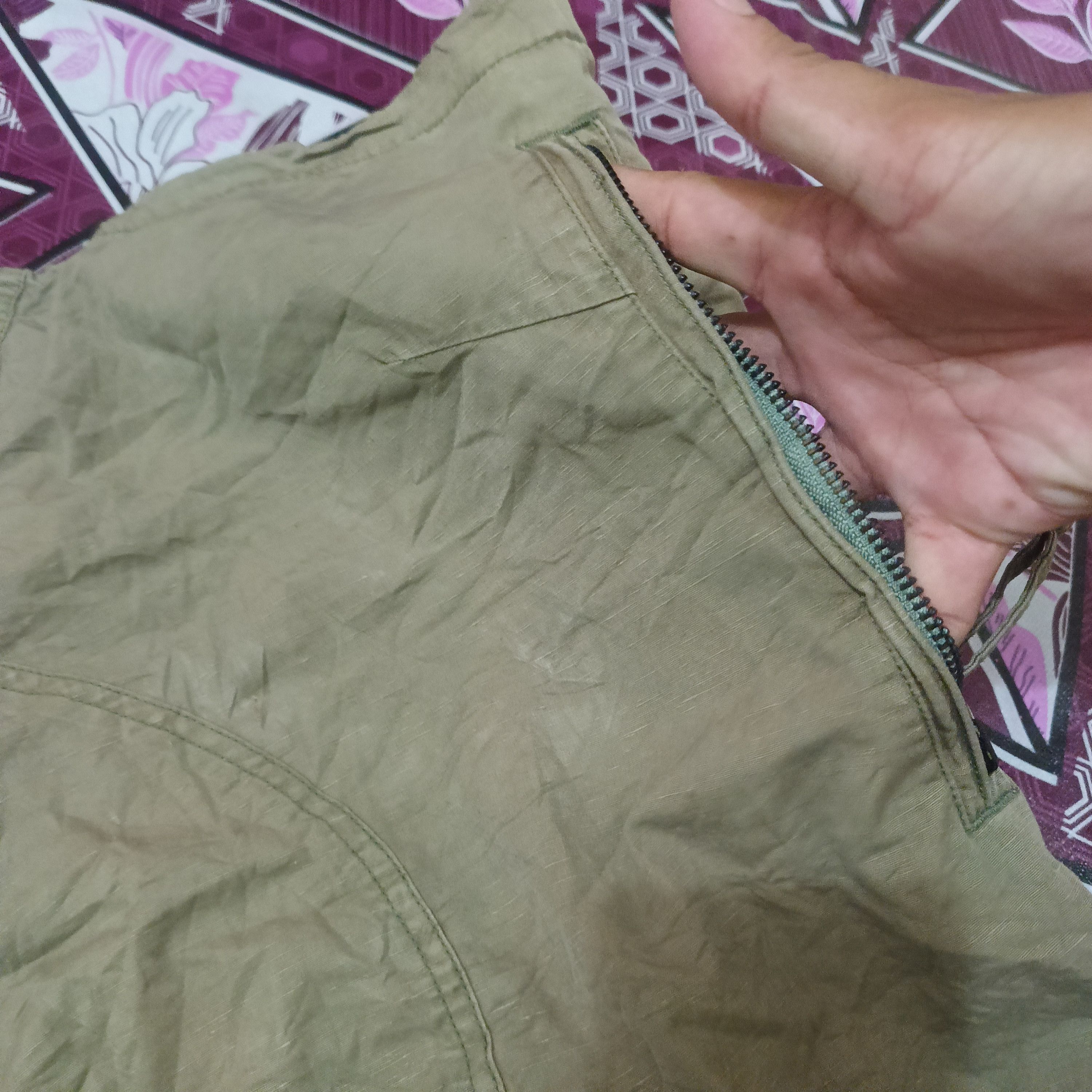 Japanese Brand rare💥 Japan private brand AG by designer's bomb cargo pants Size US 37 - 17 Thumbnail