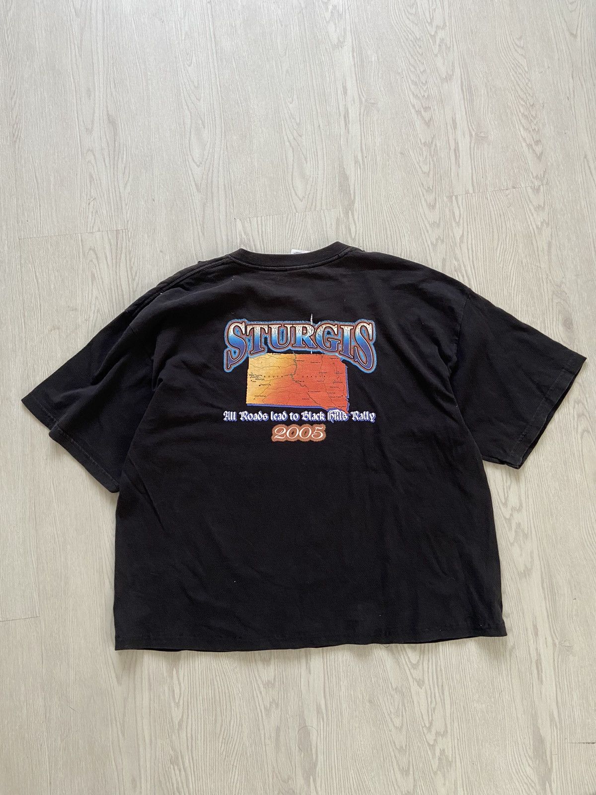 Harley Davidson Vintage 2000’s Sturgis ‘Black Hills Rally’ Boxy Tshirt Size US XL / EU 56 / 4 - 5 Thumbnail