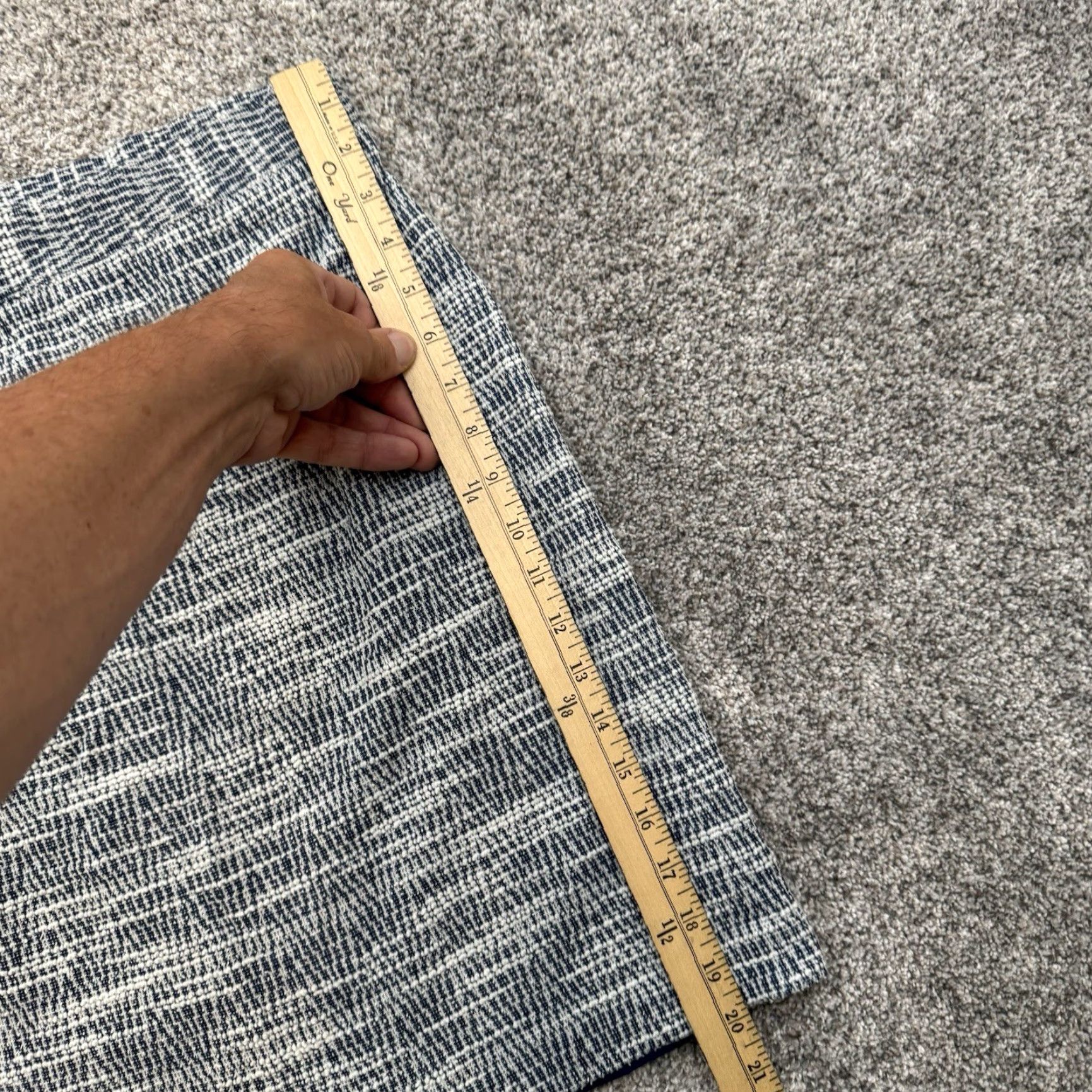 Banana Republic Banana Republic Skirt Mini 4 Tweed Lined Preppy French Girl Smart Casual Office Women Small Blue Geometric Zipper Regular Size 27" / US 4 / IT 40 - 3 Thumbnail
