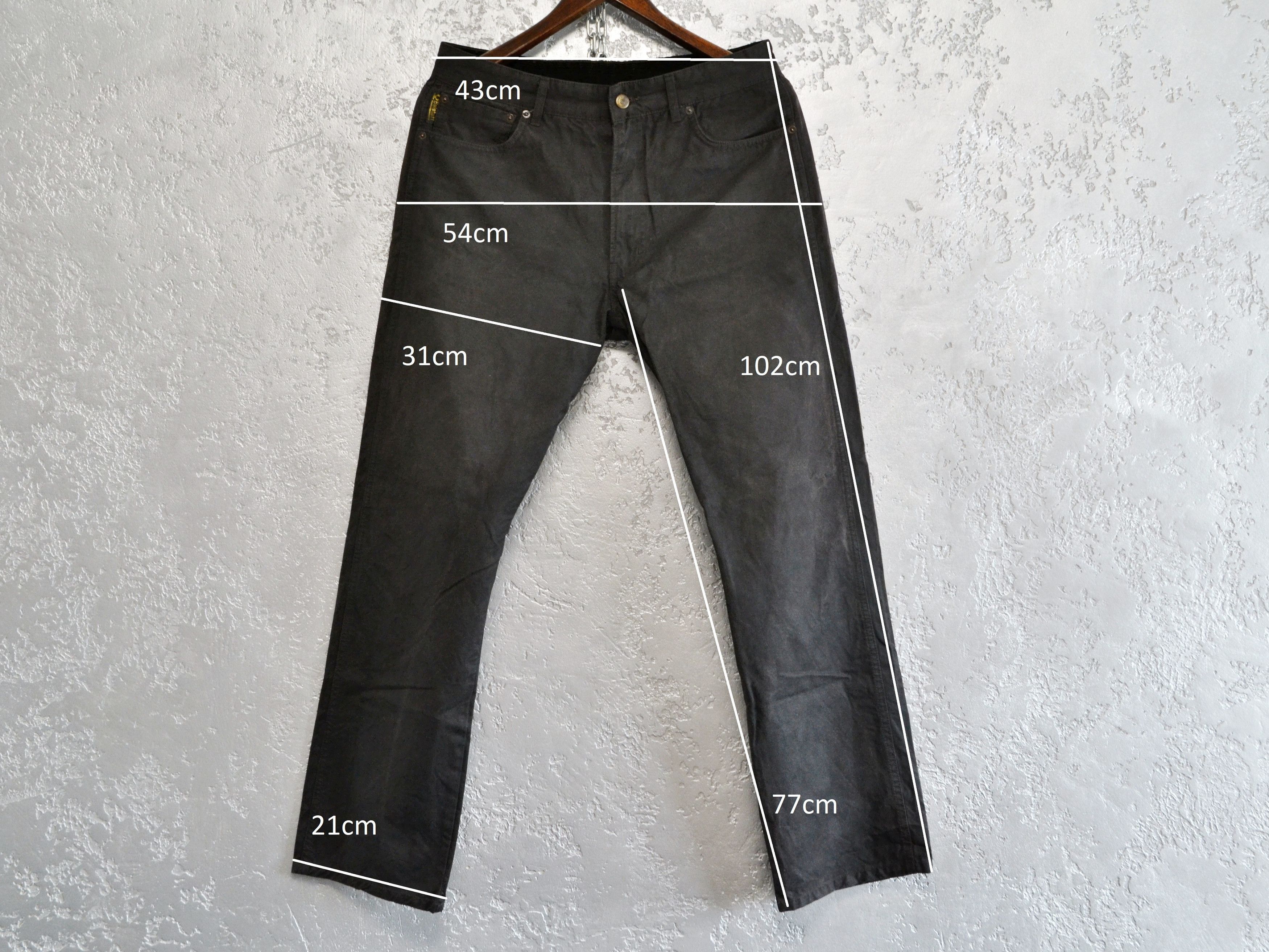 Belstaff BELSTAFF Black Prince Vintage Men’s Waxed Cotton Pants Size US 34 / EU 50 - 2 Thumbnail